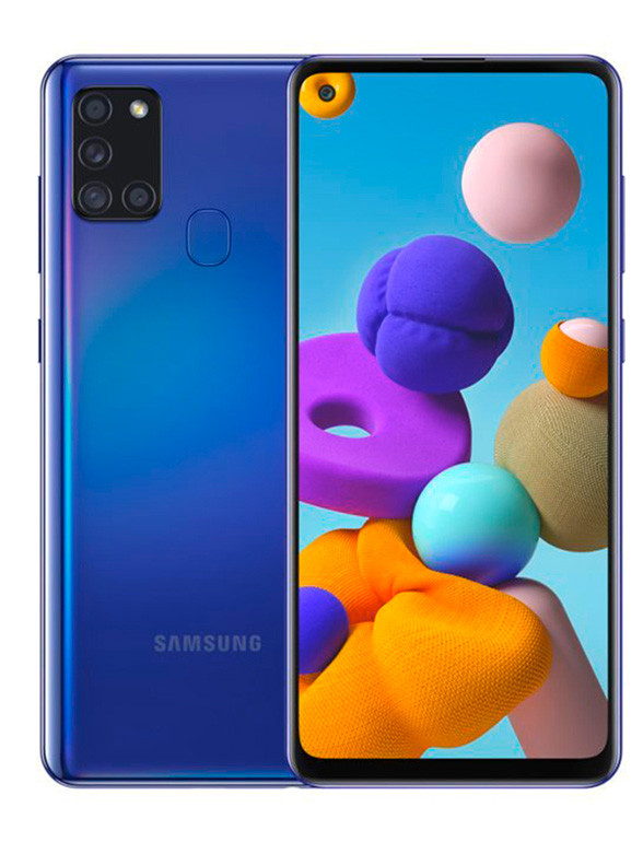 Samsung Galaxy A21s - 32 Go - Très bon état - Bleu - Batterie testée Bon état -  reconditionné disponible sur Label Emmaüs