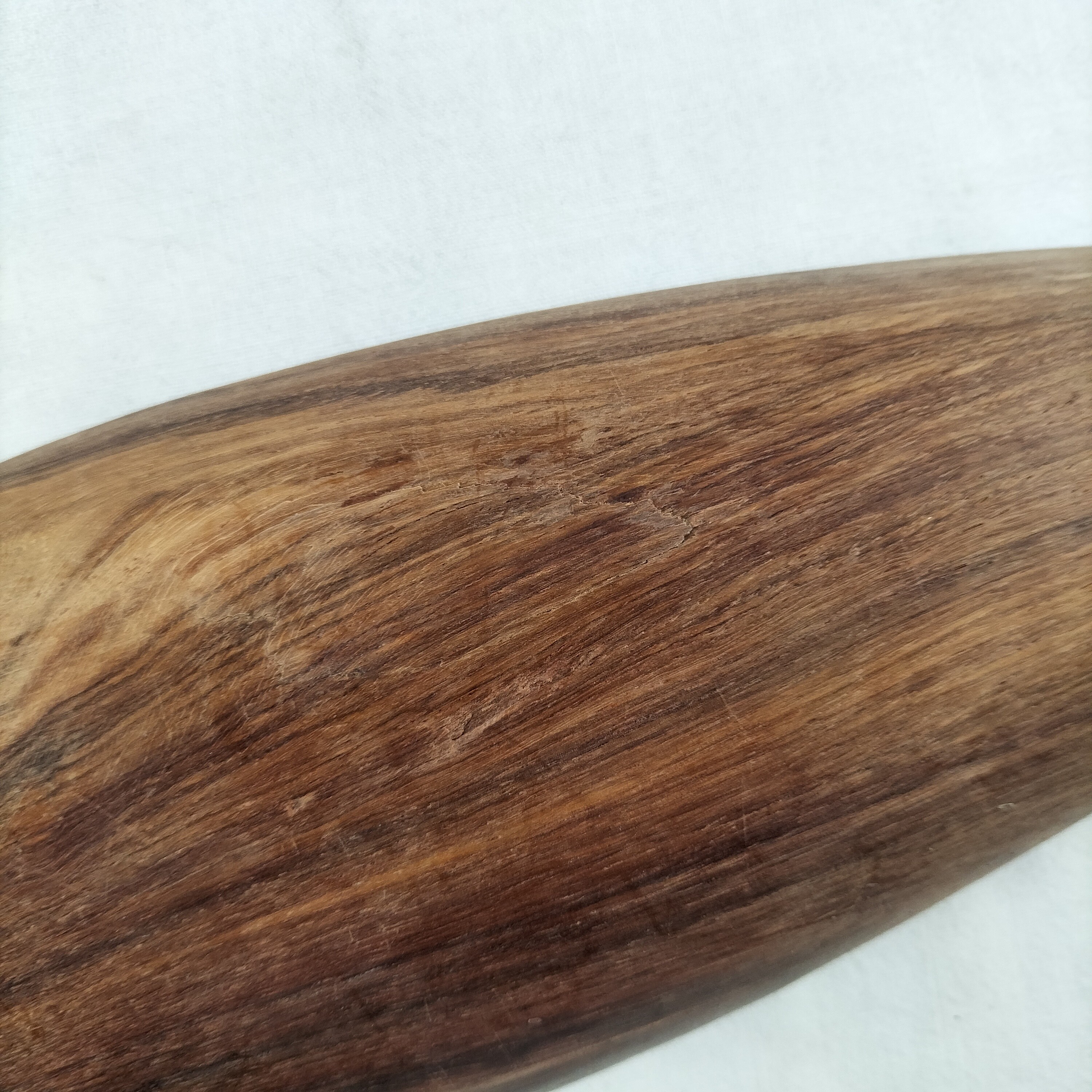 Pirogue africaine décorative en bois - Photo 5