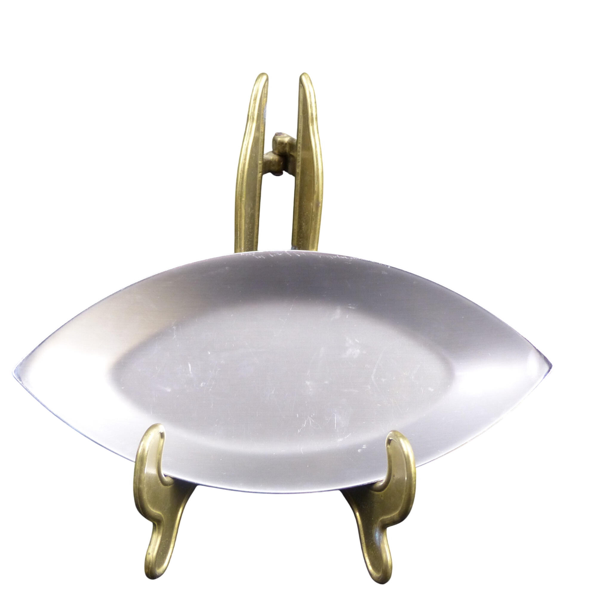Plat ovale inox guy degrenne -Arts de la table d'occasion