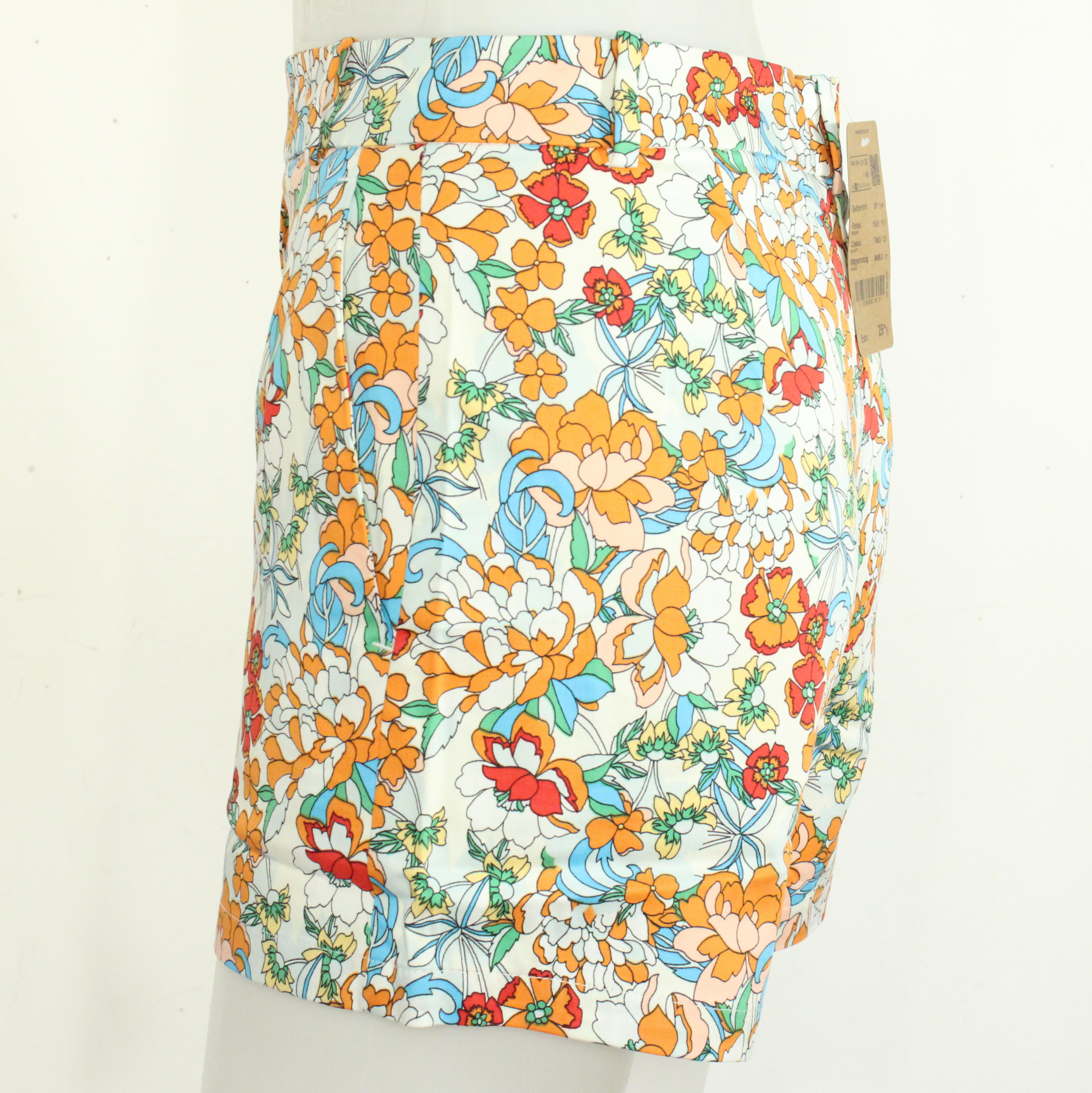 Short Femme Blanc Fleuri PROMOD Taille 36 - Photo 5