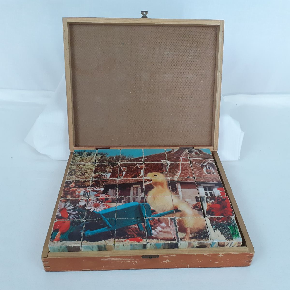 Jeu de cubes Saturnin - 4 Visuels différents - ORTF Bon état - Vue 3 - 
