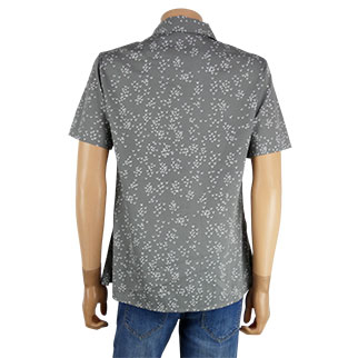 Chemisier gris imprimé - femme - DAMART - taille 38 - Photo 1