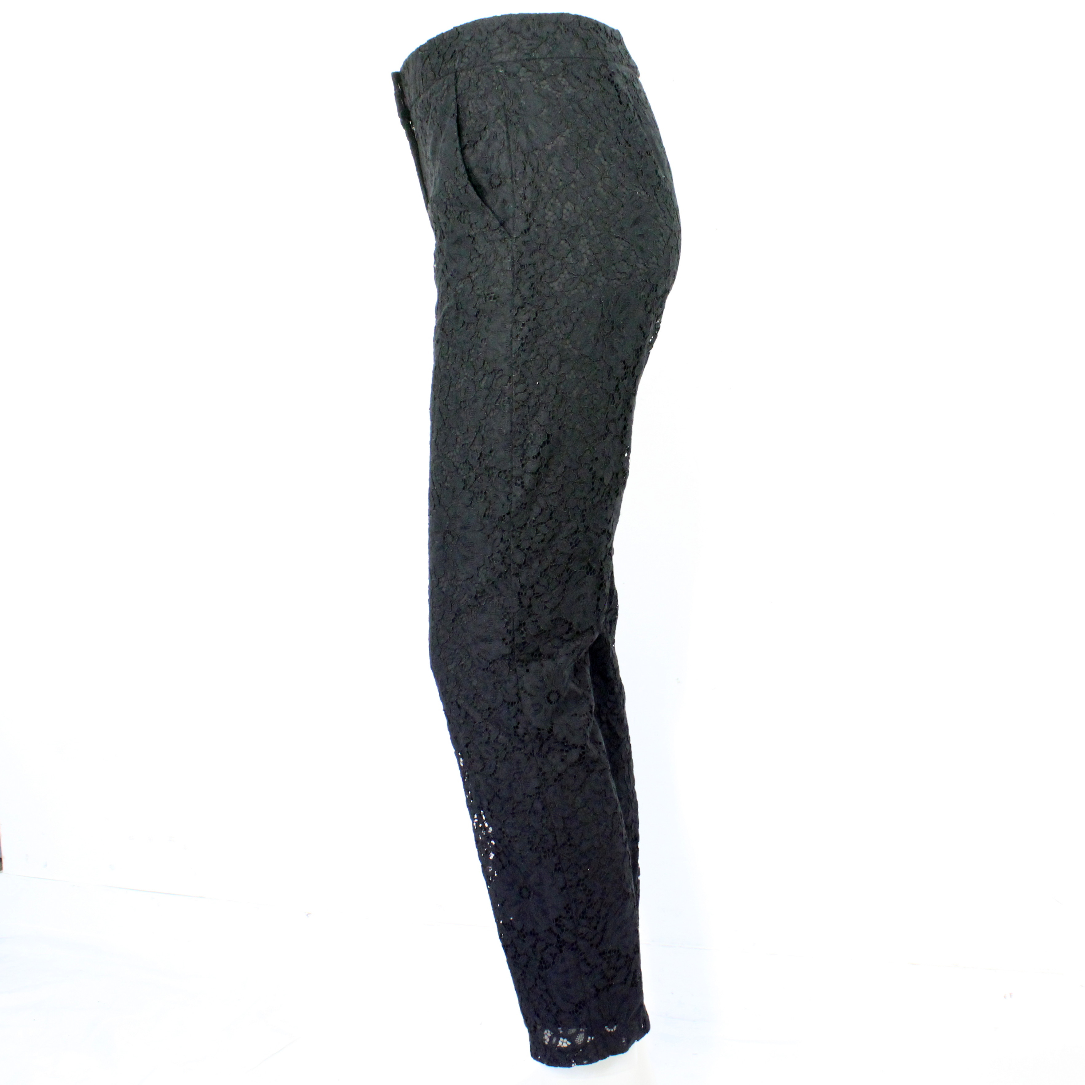 Pantalon Femme en Dentelle Noire PROMOD Taille 36 - Photo 3