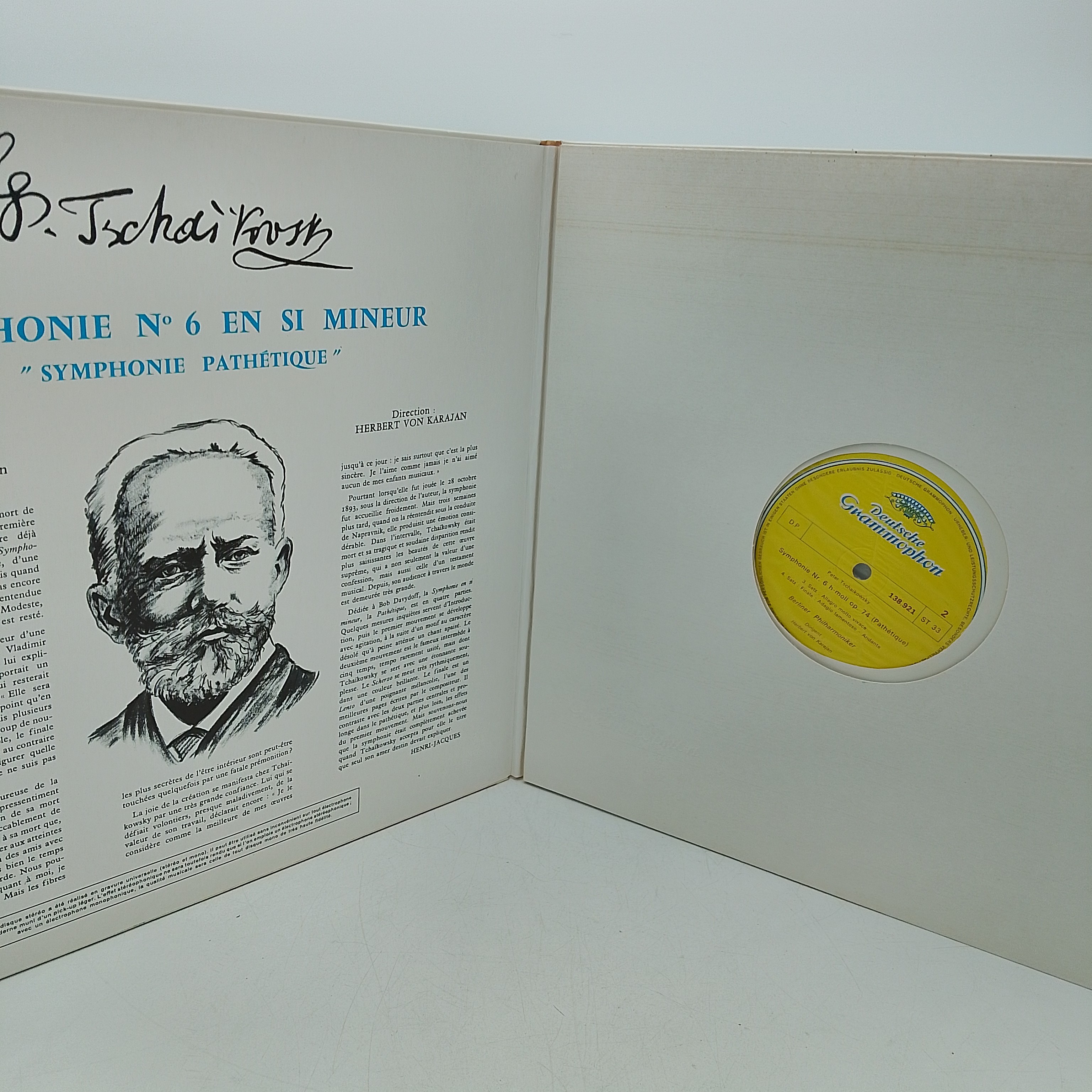 Voir photo 3 de Lot de 2 Vinyles Tchaïkovski et Beethoven Lot de 2 Vinyles Tchaïkovski et Beethoven Bon état - Vue 3 -