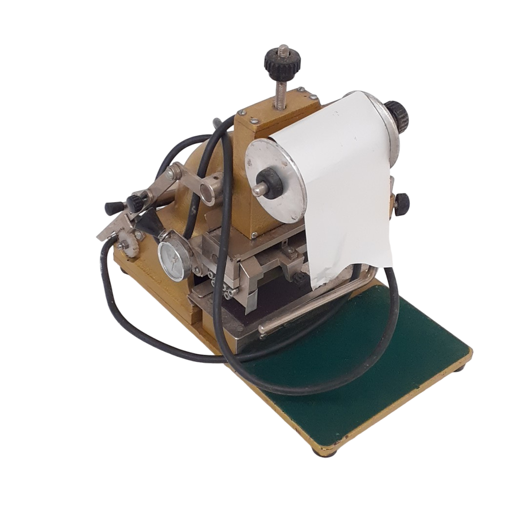 Imprimante vintage à chaud gold print - Bon état sur Label Emmaüs