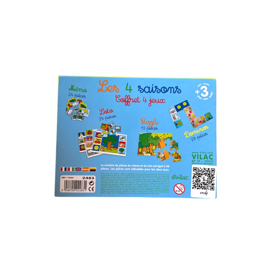 Les 4 saisons - 4 jeux- Édition 2006 Comme neuf - Vue 2 - 