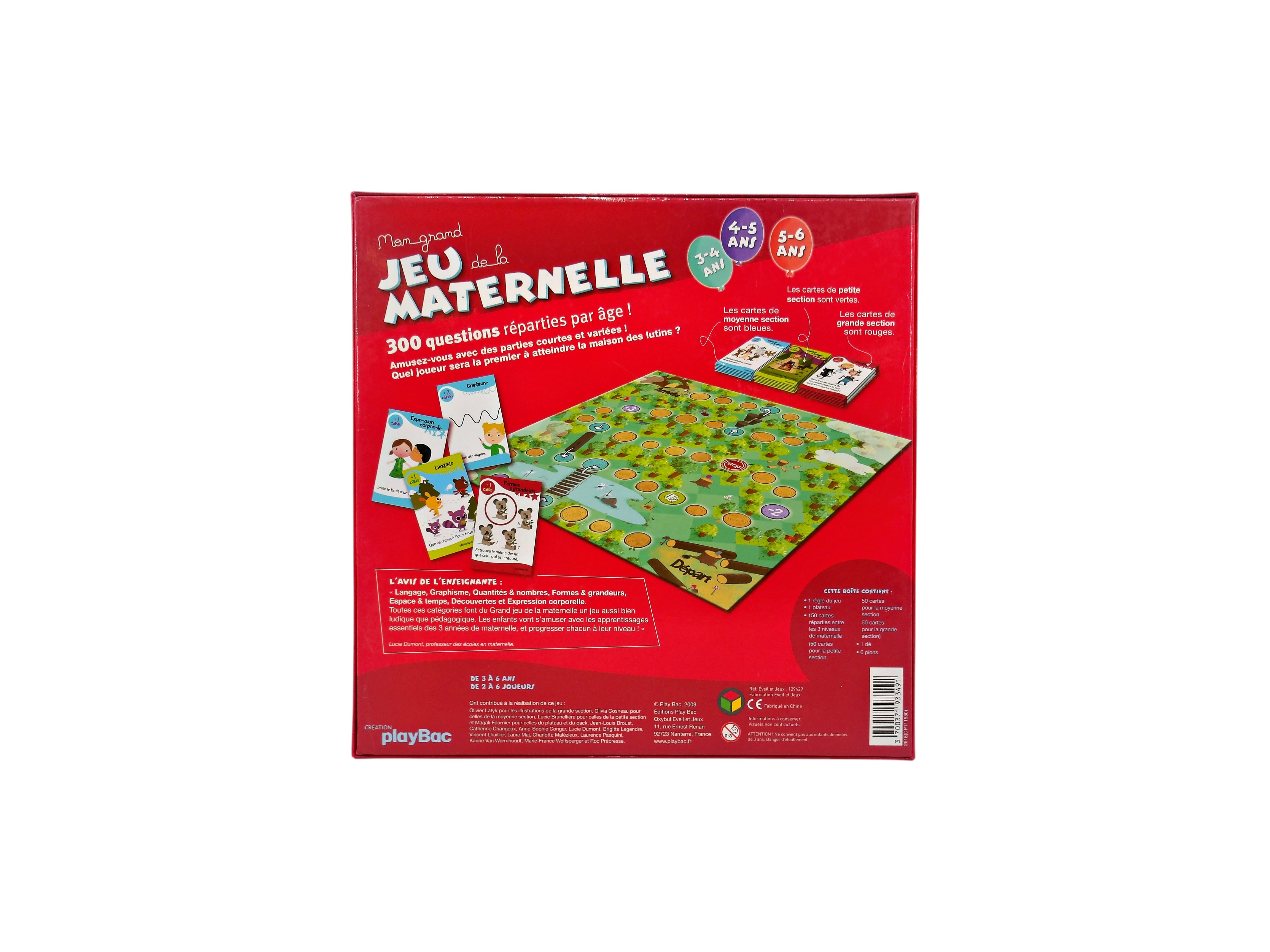 Voir photo 2 de Mon grand jeu de la maternelle- Édition 2009 Mon grand jeu de la maternelle- Édition 2009 Comme neuf - Vue 2 -