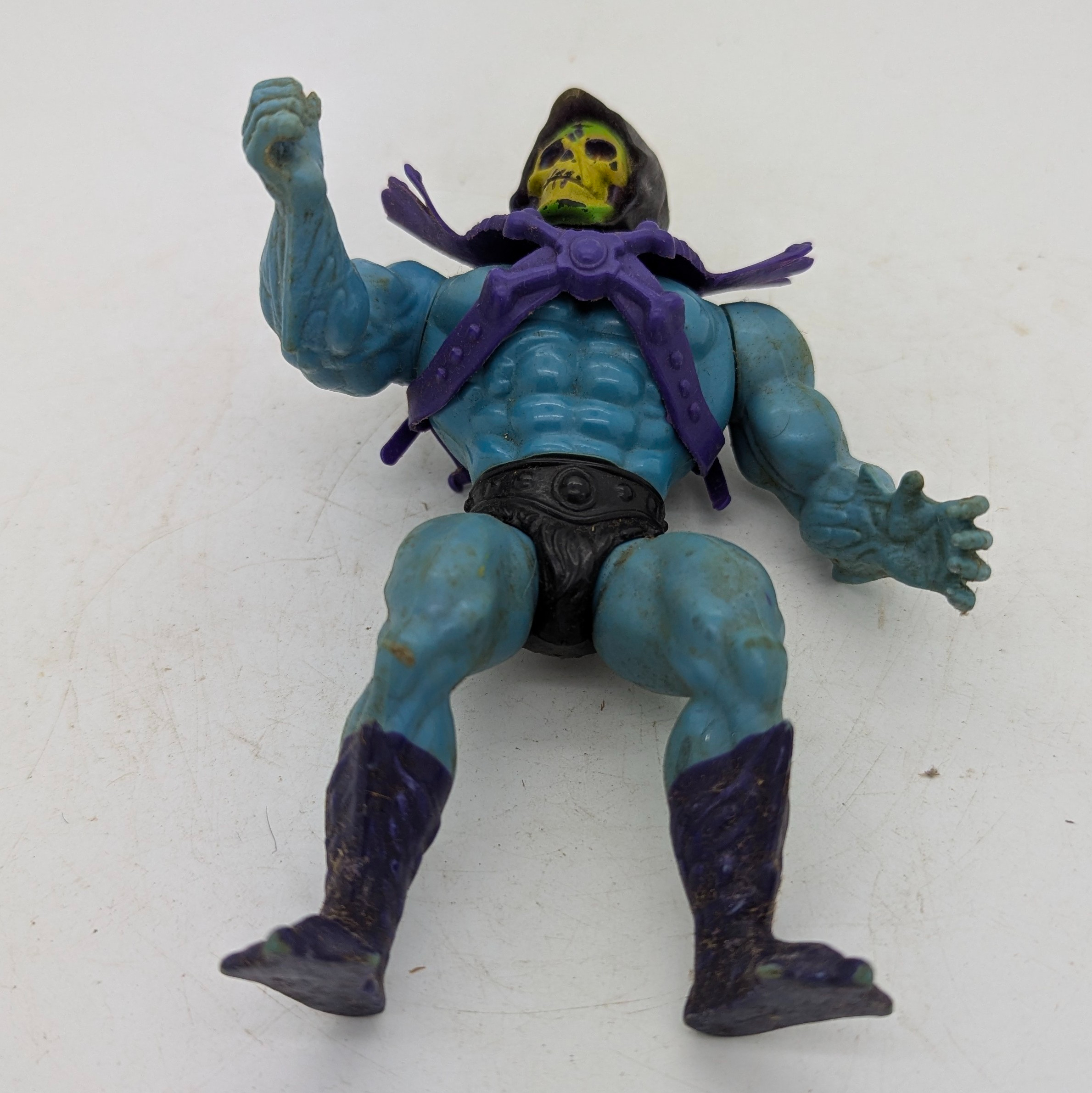 Figurine Skeletor - Maîtres de l'univers - 1981 - Made in France Très bon état - Vue 2 - 