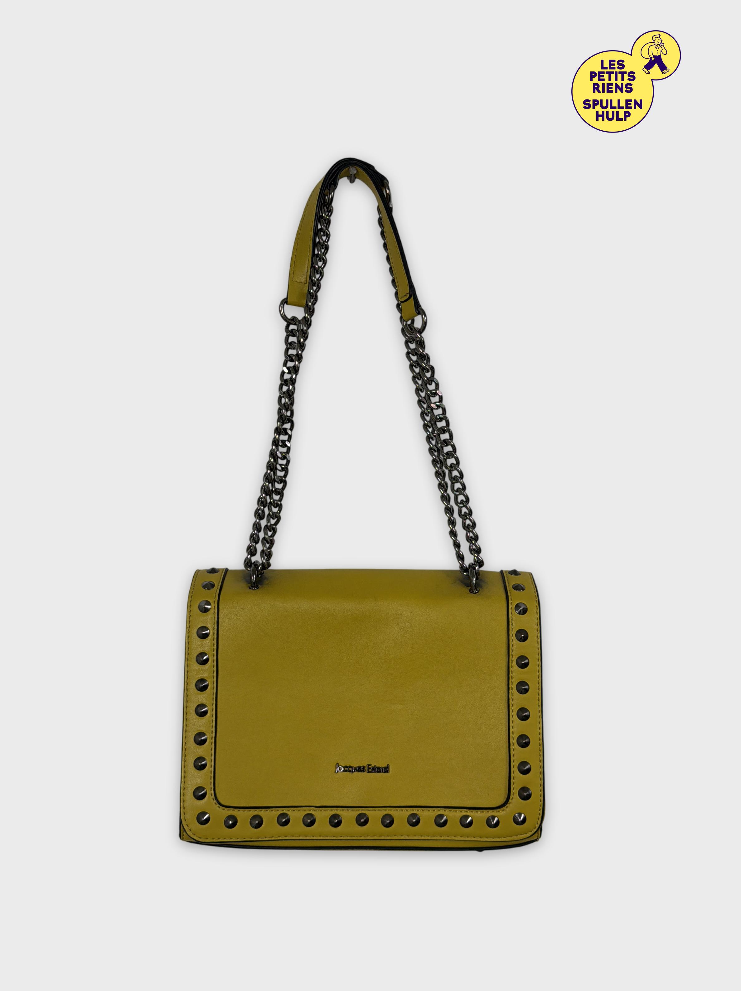 Sac à main Jacques esterel Jaune Moutarde avec Chaîne 💛 - Photo 0