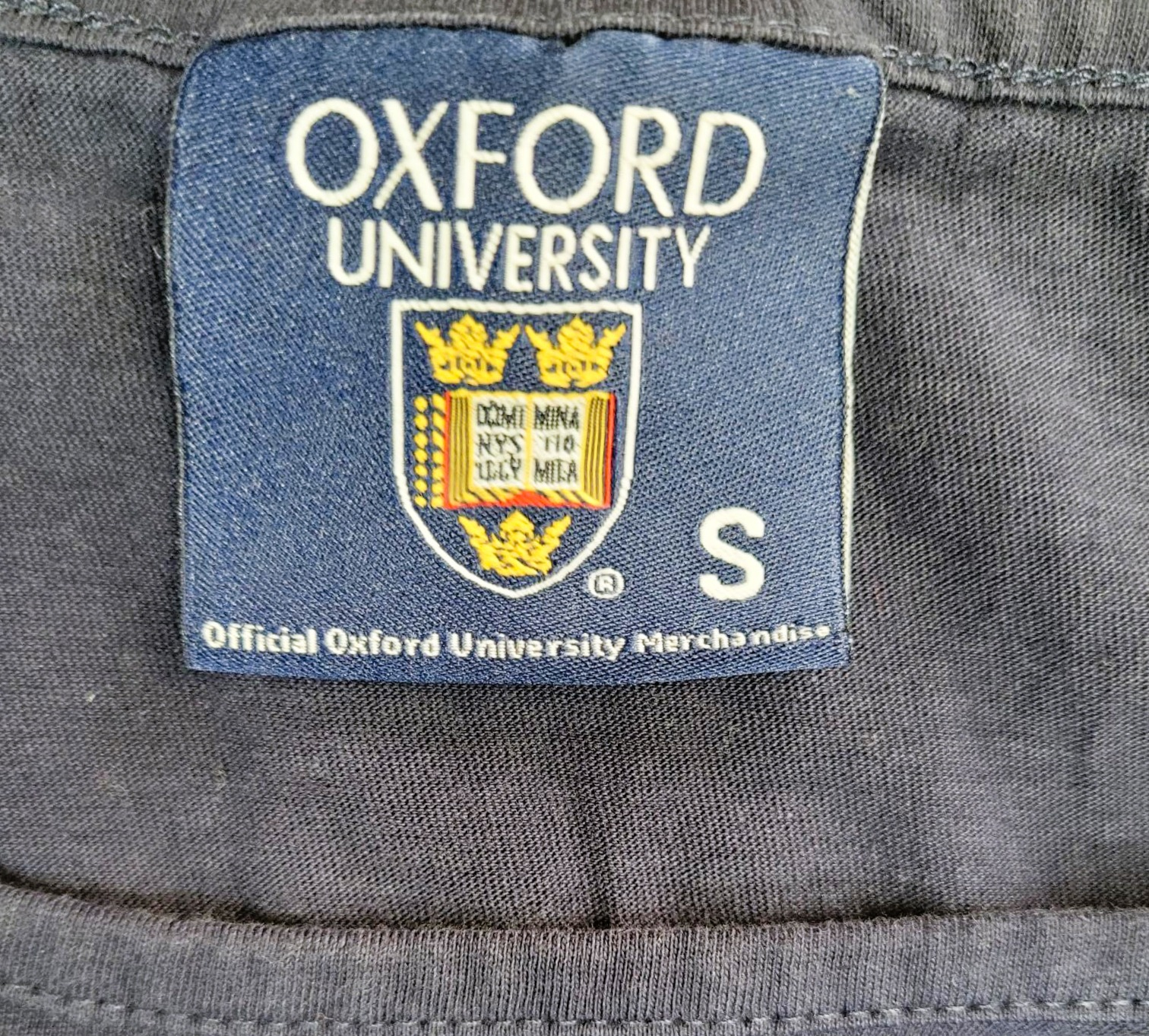 T-shirt bleu marine Oxford University - Taille S - Photo 4