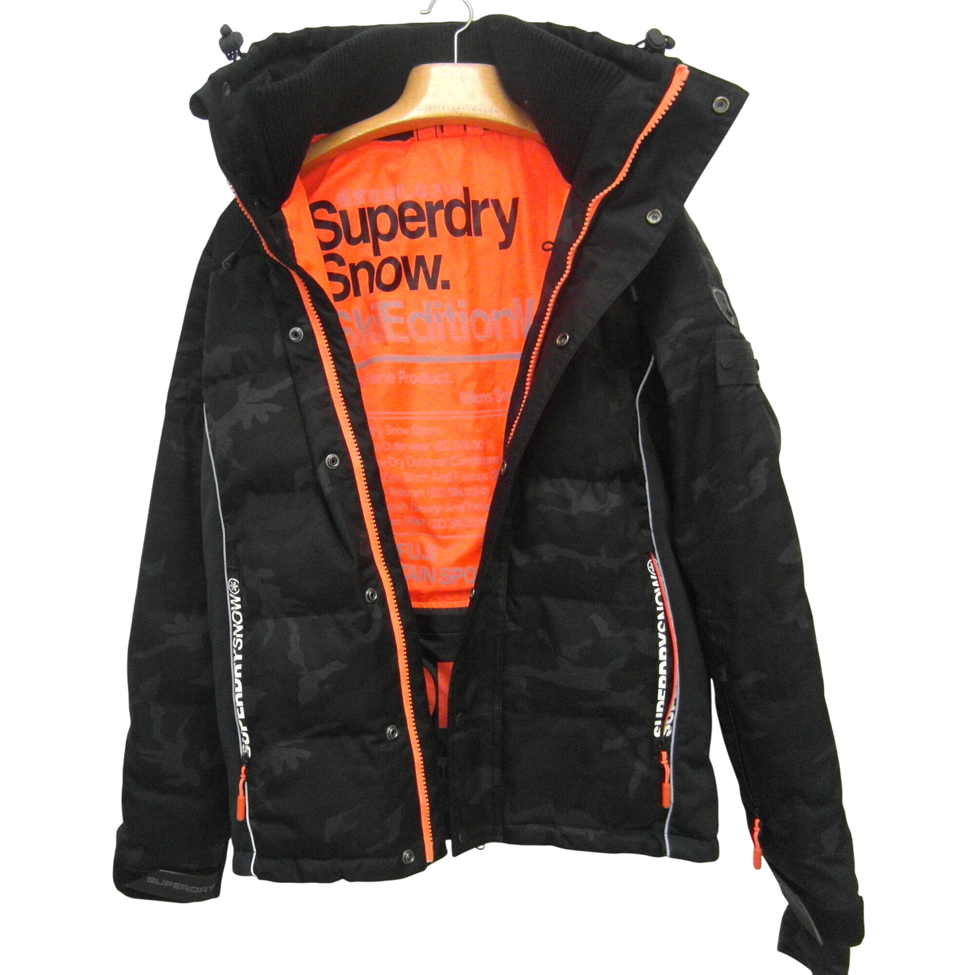 Blouson pour homme taille L NOIR ET ORANGE - Photo 0