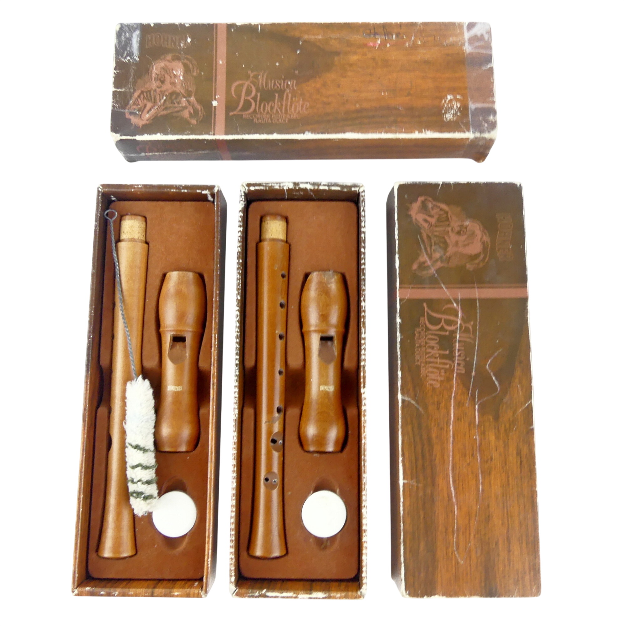 2 Flutes à bec Hohner Germany Musica E Sopran Bon état -  reconditionné disponible sur Label Emmaüs