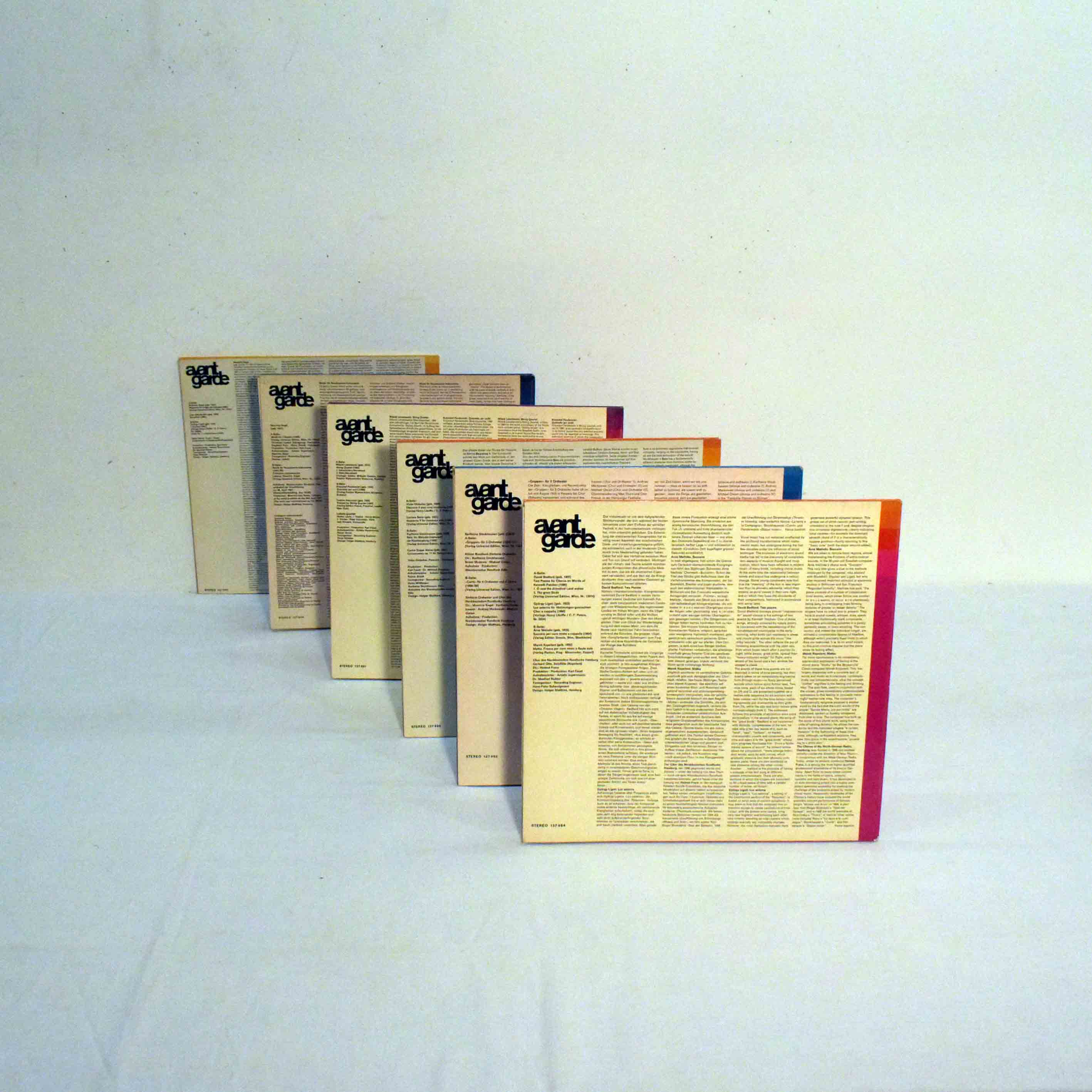 Deutsche Grammophon™ Avant Garde - 6 Vinyles LP Bon état - Vue 2 - 