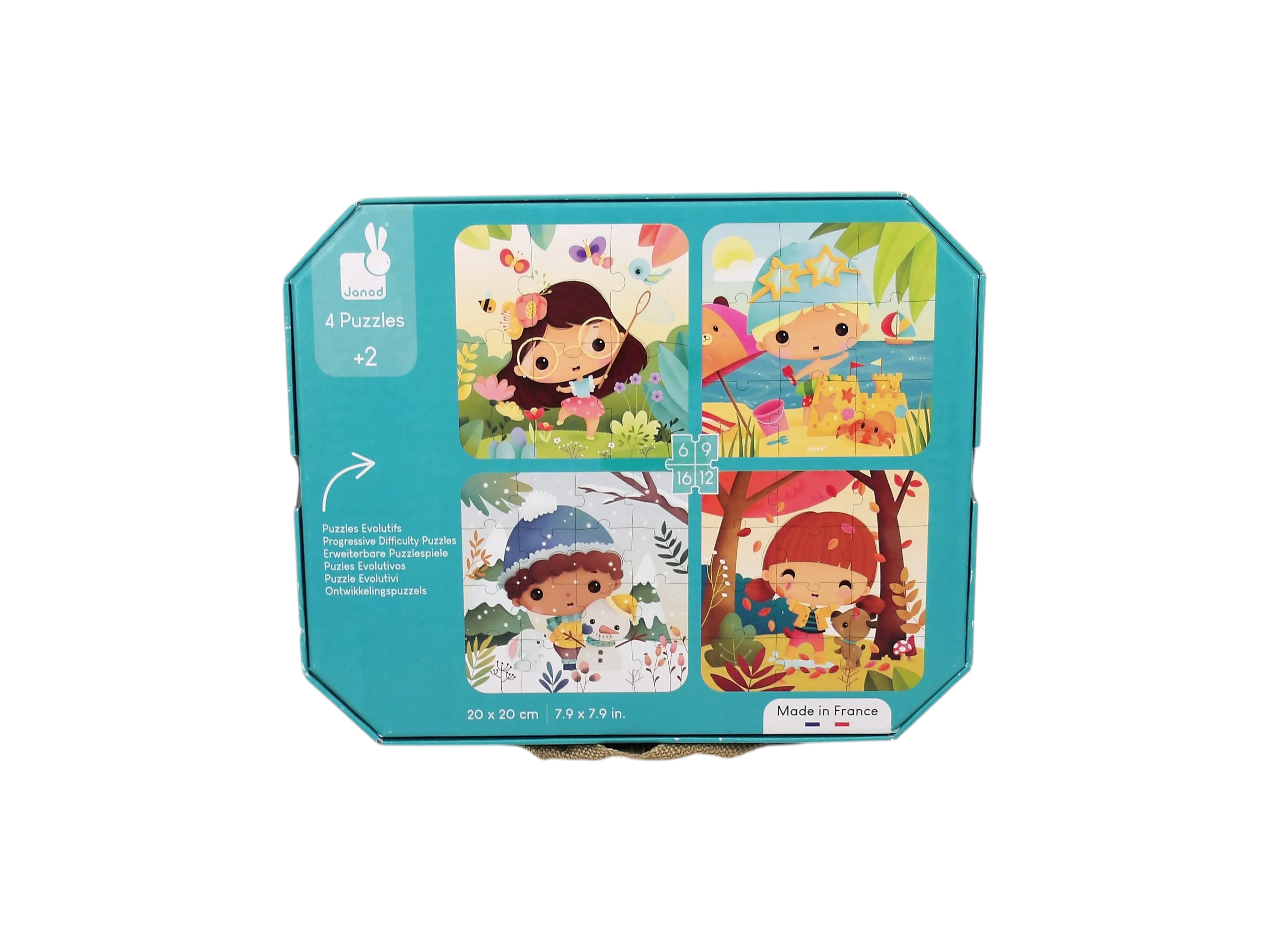 Voir photo 2 de Puzzle valisette - Les 4 saisons x 4 - Édition 2019 Puzzle valisette - Les 4 saisons x 4 - Édition 2019 Comme neuf - Vue 2 -