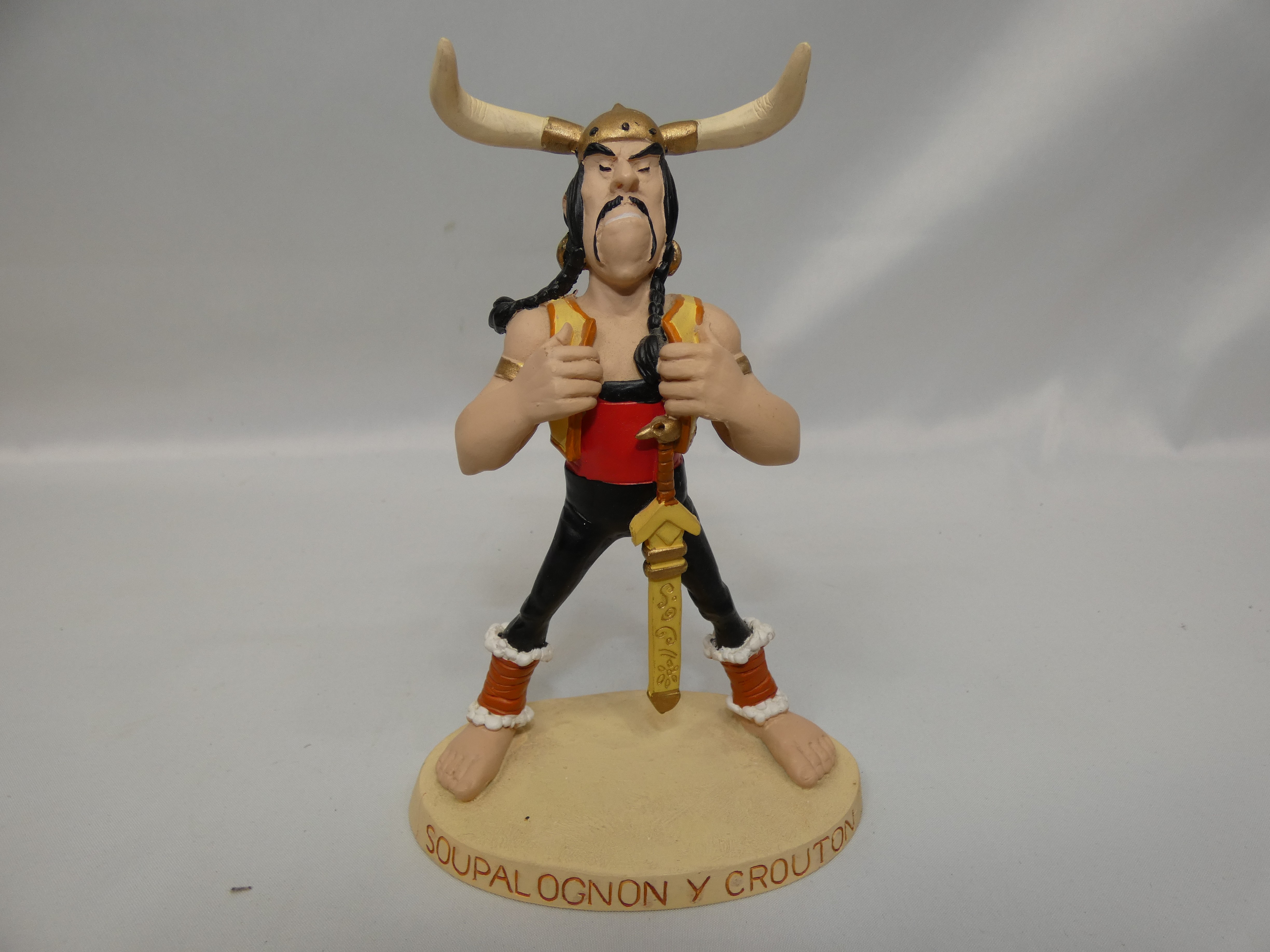 Collection de 17 figurines en résine Astérix et Obélix de chez Plastoy - Très bon état - Photo 13