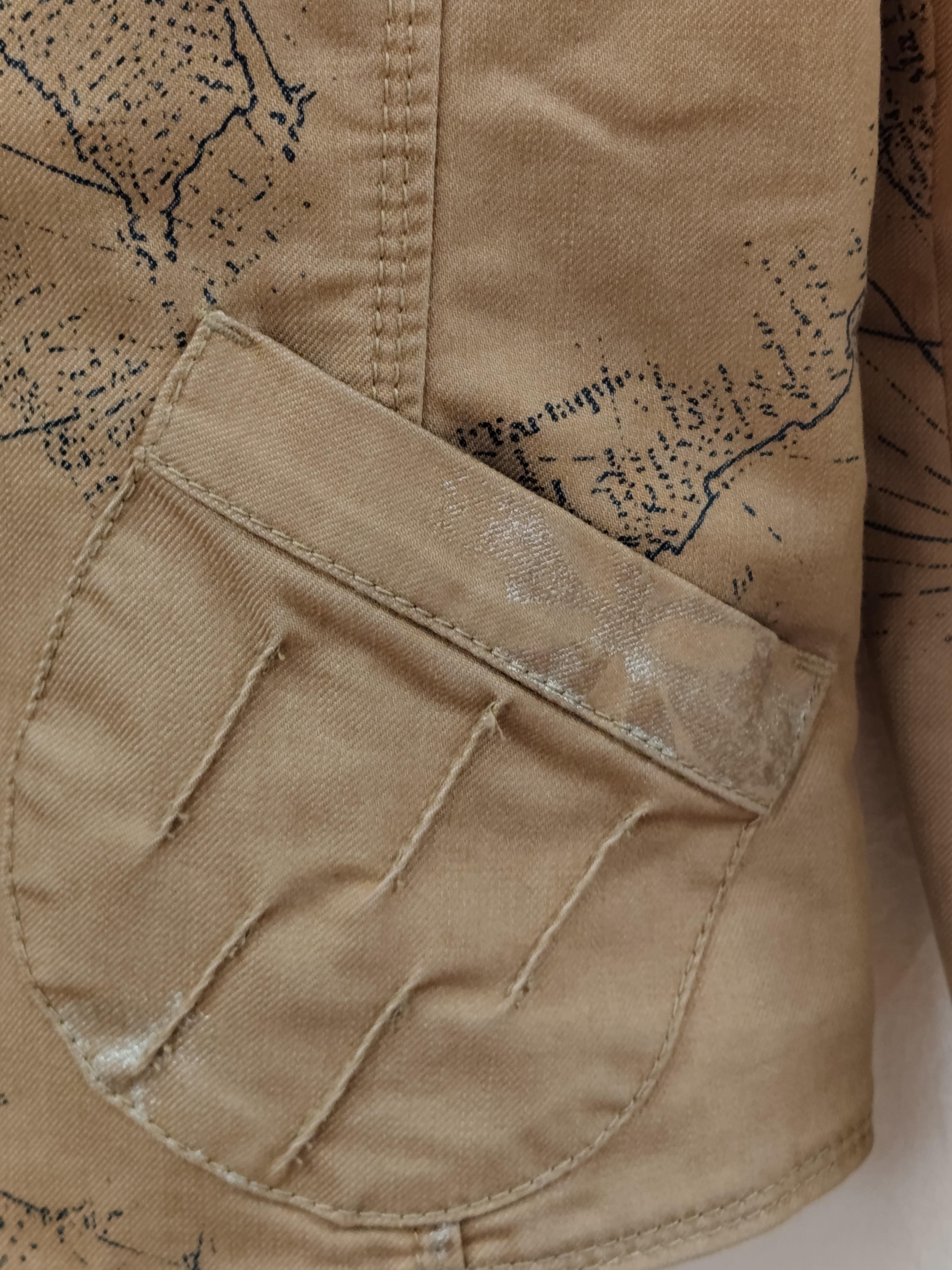 Veste de tailleur / Blazer ajusté style "Saharienne" urbaine Taille 40 Très bon état - Vue 12 - 