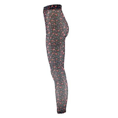 Legging noir transparent imprimé - Femme - LIBERTÉ - Taille M  - Vue 3 - 