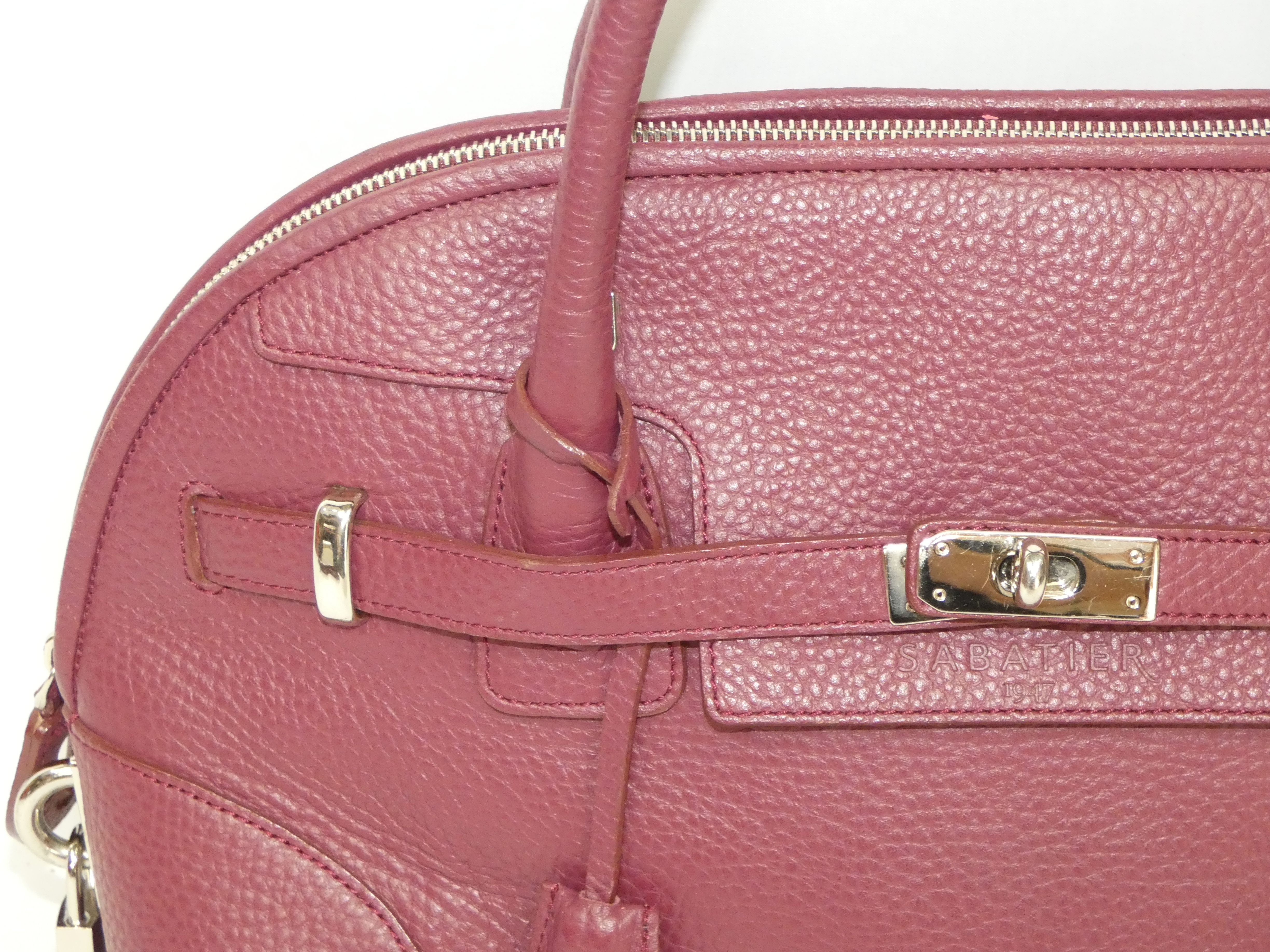Sac à main avec bandoulière en cuir de marque SABATIER 1947 - Photo 1