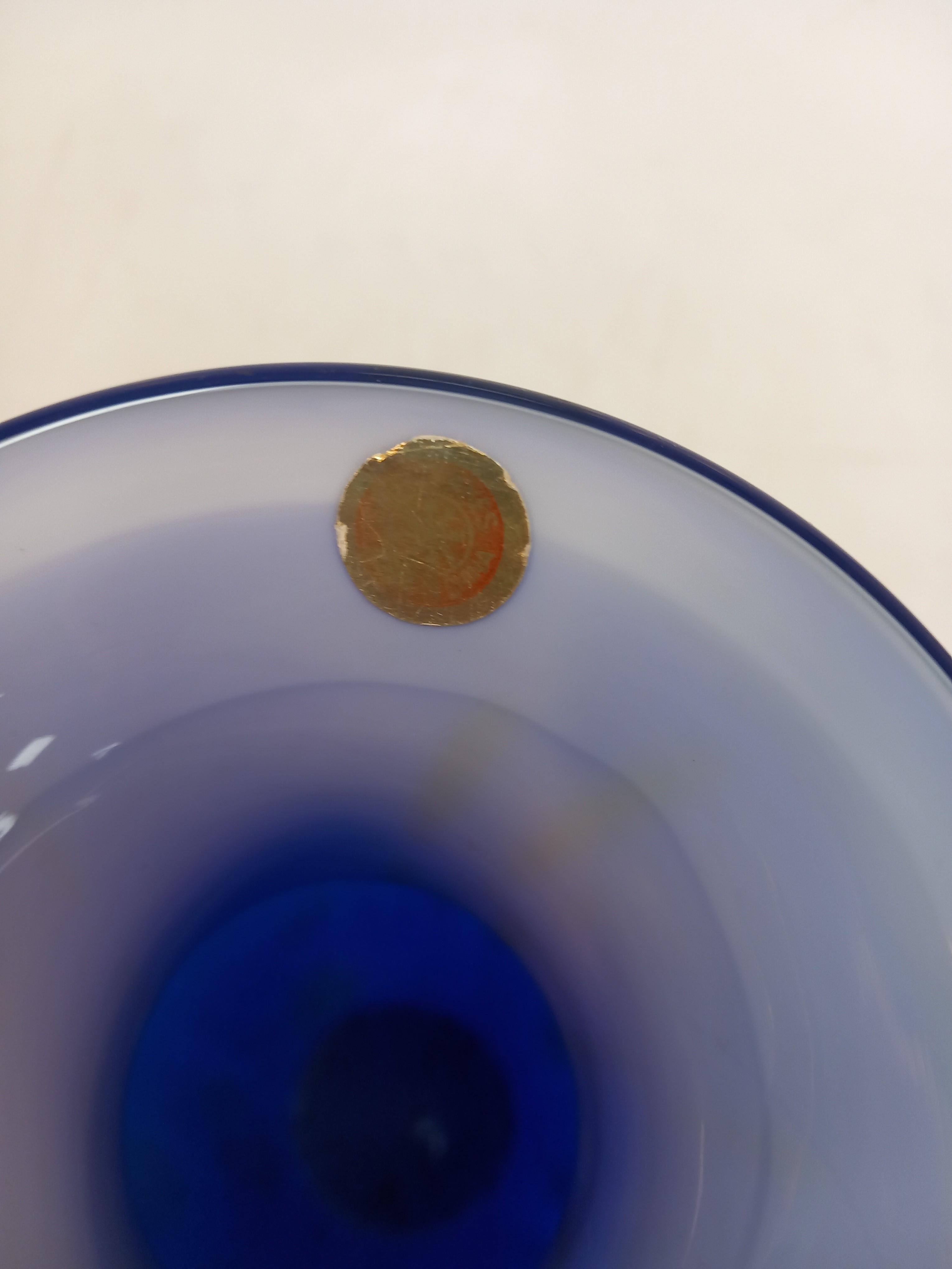 Vase en verre 