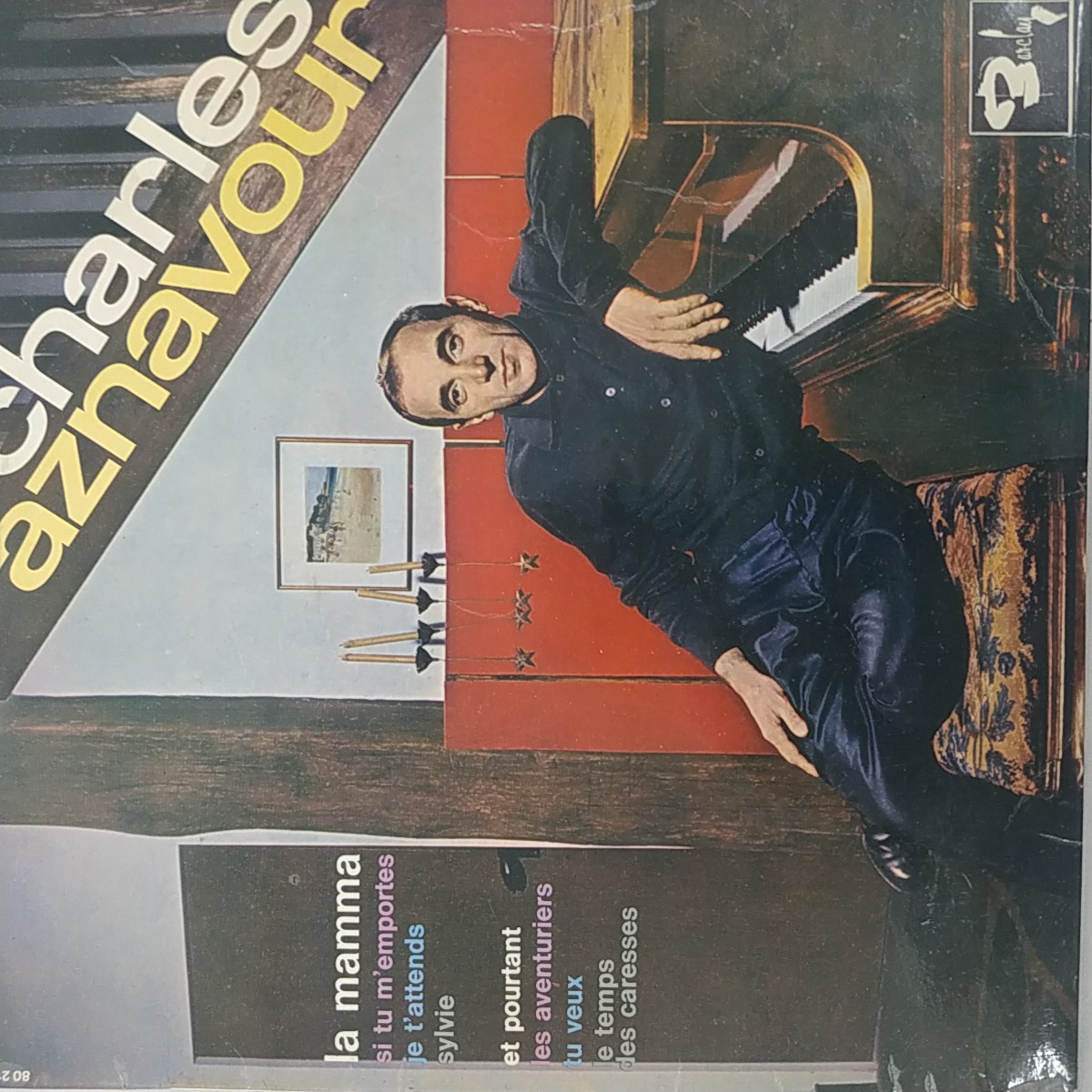 Vinyle 33 tours de Charles Aznavour - La mamma Bon état -  reconditionné disponible sur Label Emmaüs