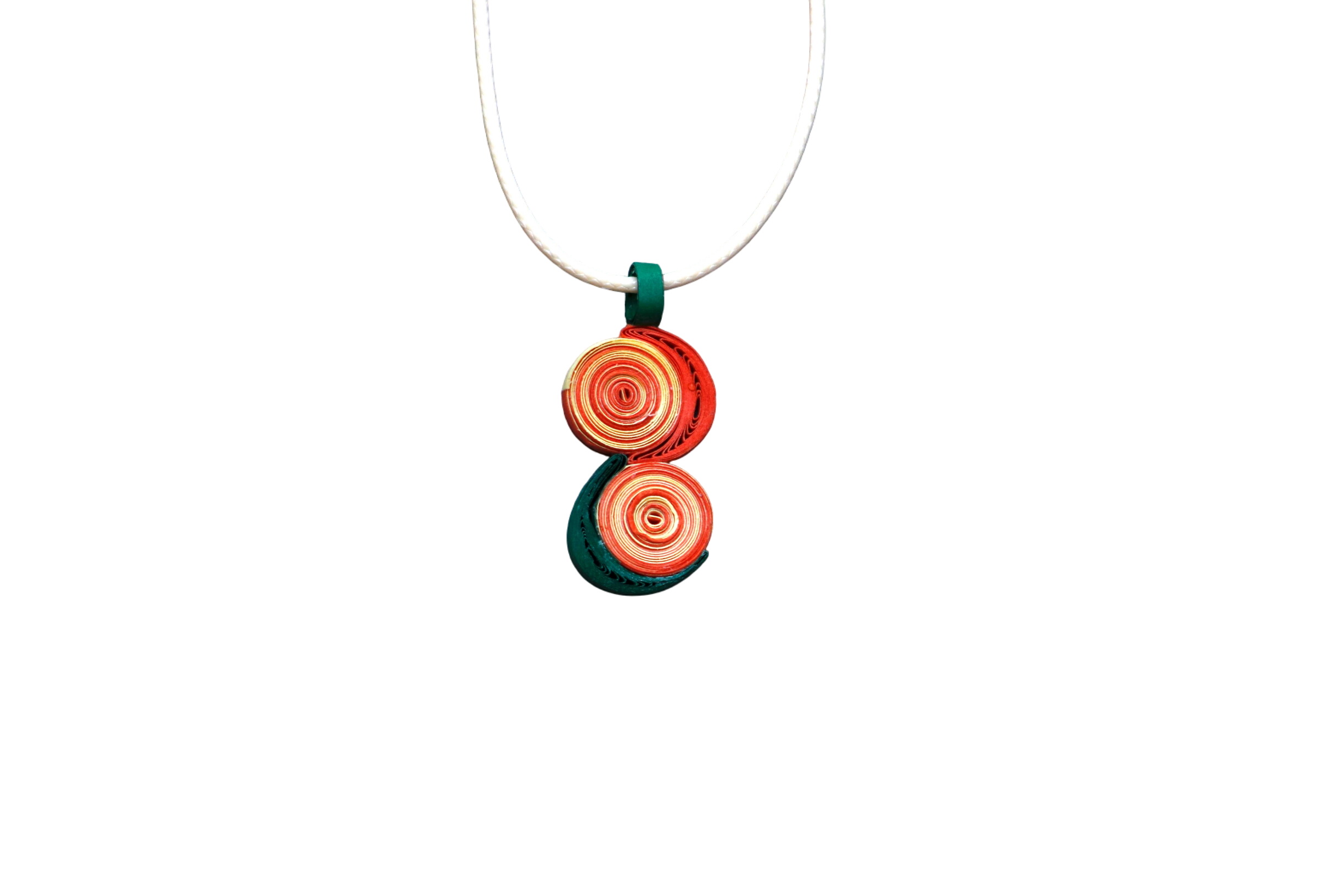 Collier en papier upcyclé - Photo 0