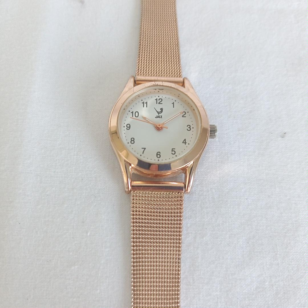 Montre Bracelet Femme Jaz - Plaqué Argent - Occasion - État à Vérifier