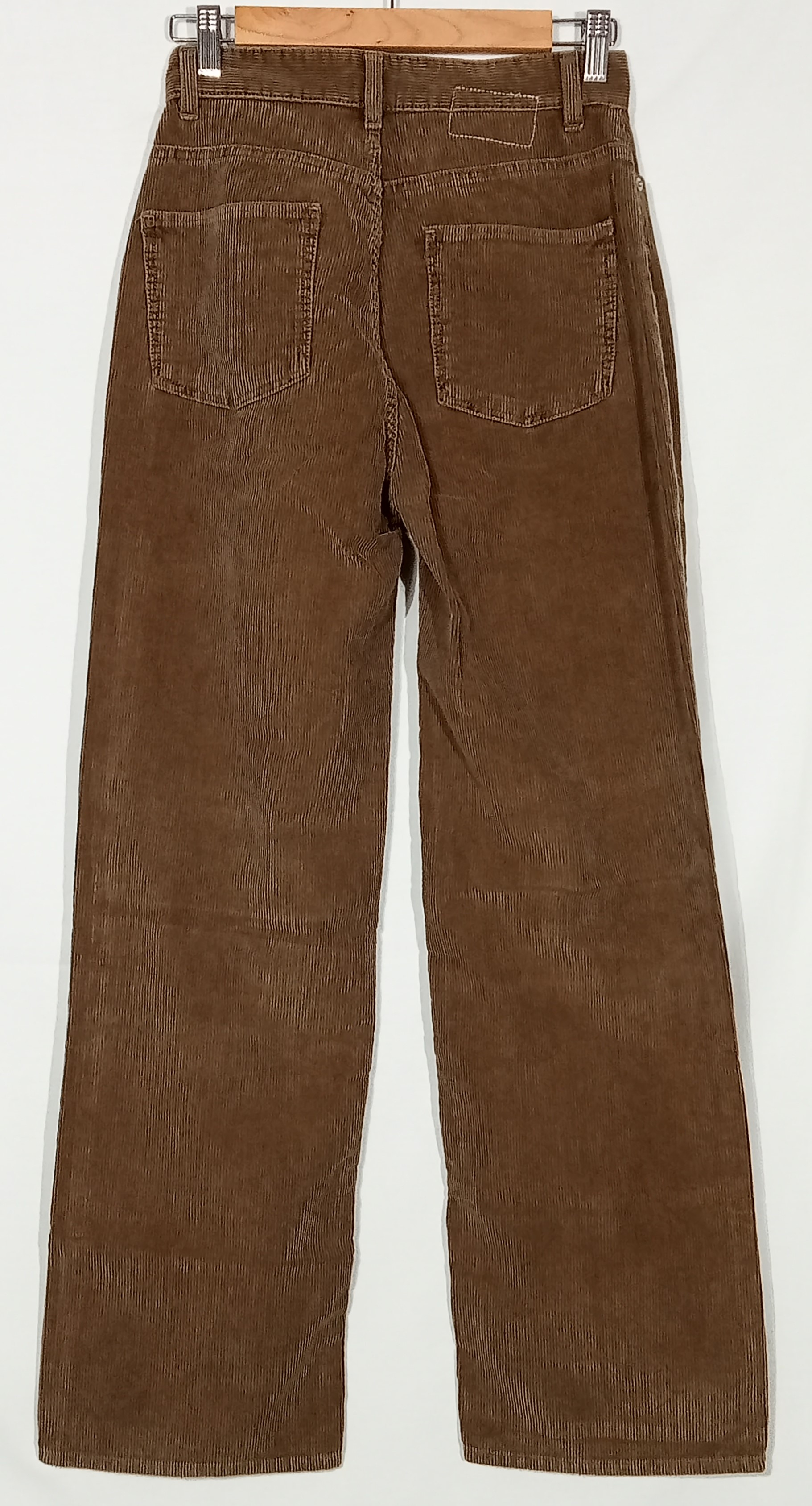 Pantalon large velours camel - LEON & HARPER - 36 🤎 - Photo 6