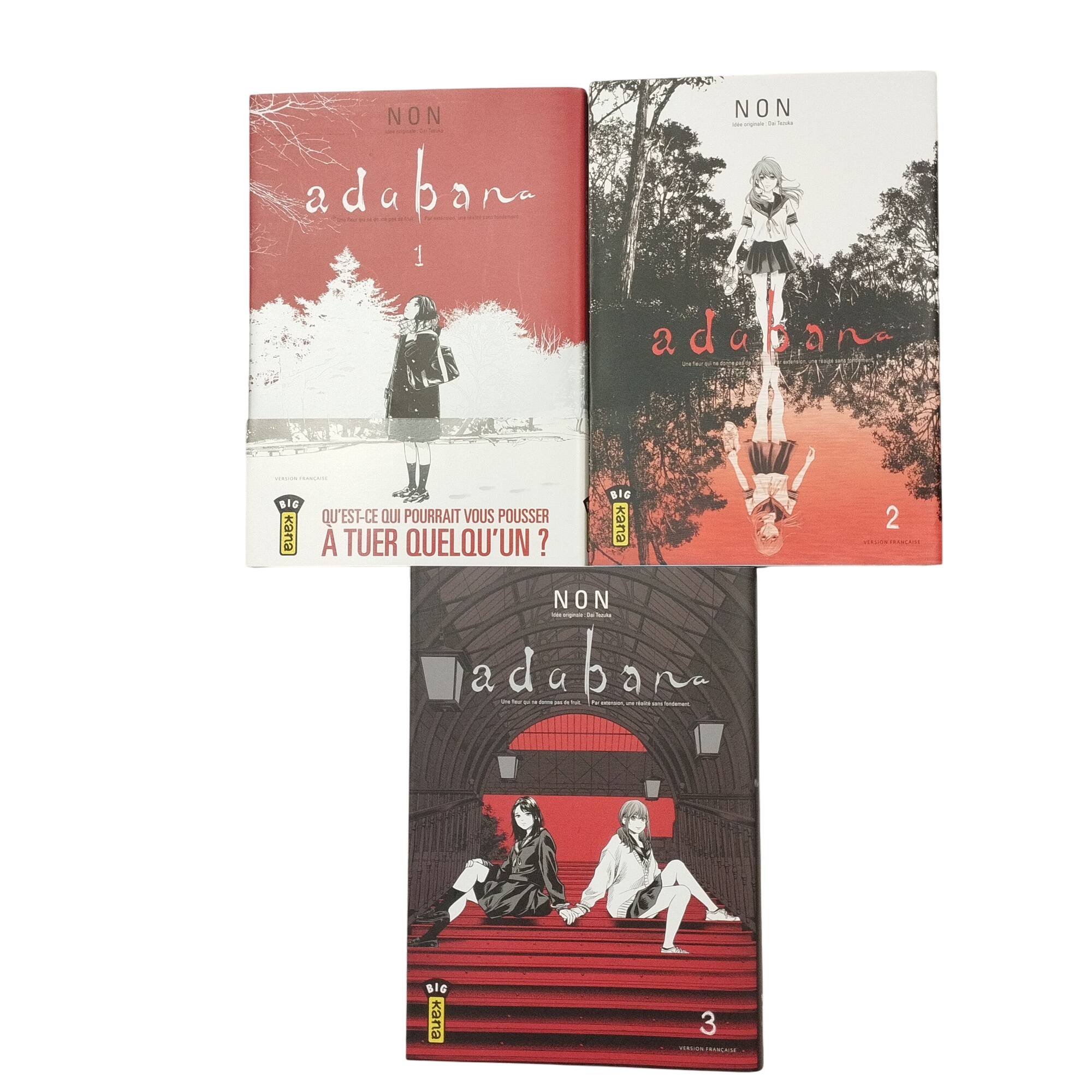 Lot de 3 bandes-dessinées mangas : Adabana T1/T2/T3 - Photo 0