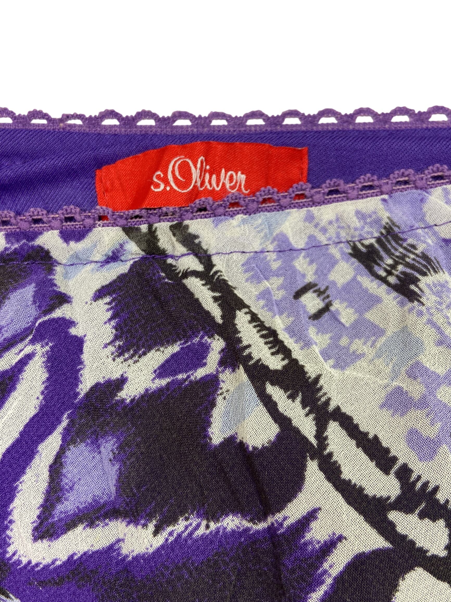 Jupe S.oliver violette imprimée Autre 💜 - Photo 1