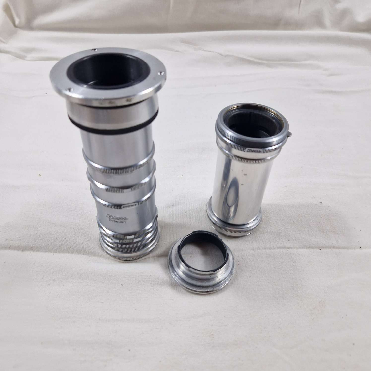 Tube extension Chrome Vintage pour Camera ou appareil photo Lhagee Dresden Bon état - Vue 2 - 