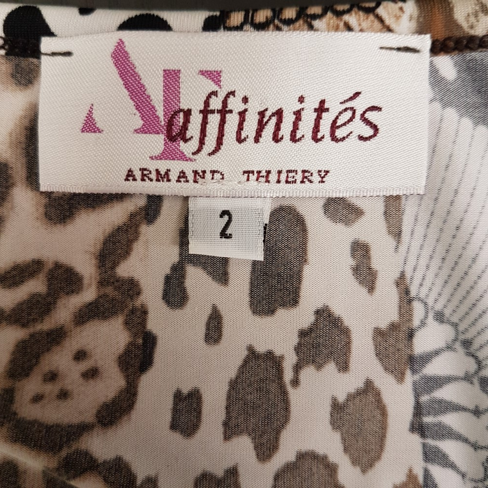 Top marron imprimé ethnique et animal - ARMAND THIERY - taille 2 - Photo 7
