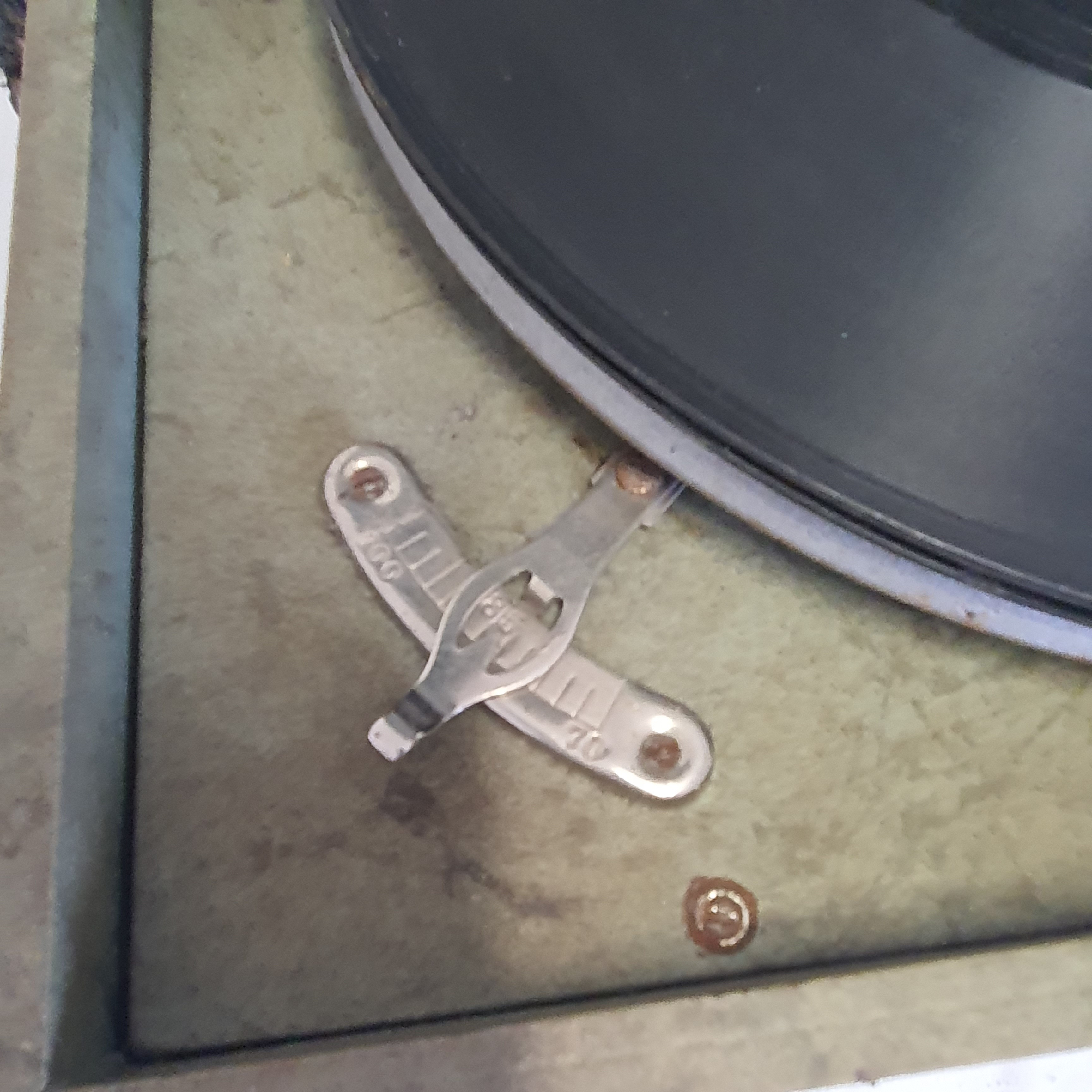 Gramophone Vintage Disque Vinyle année 30/40 État correct - Vue 7 - 