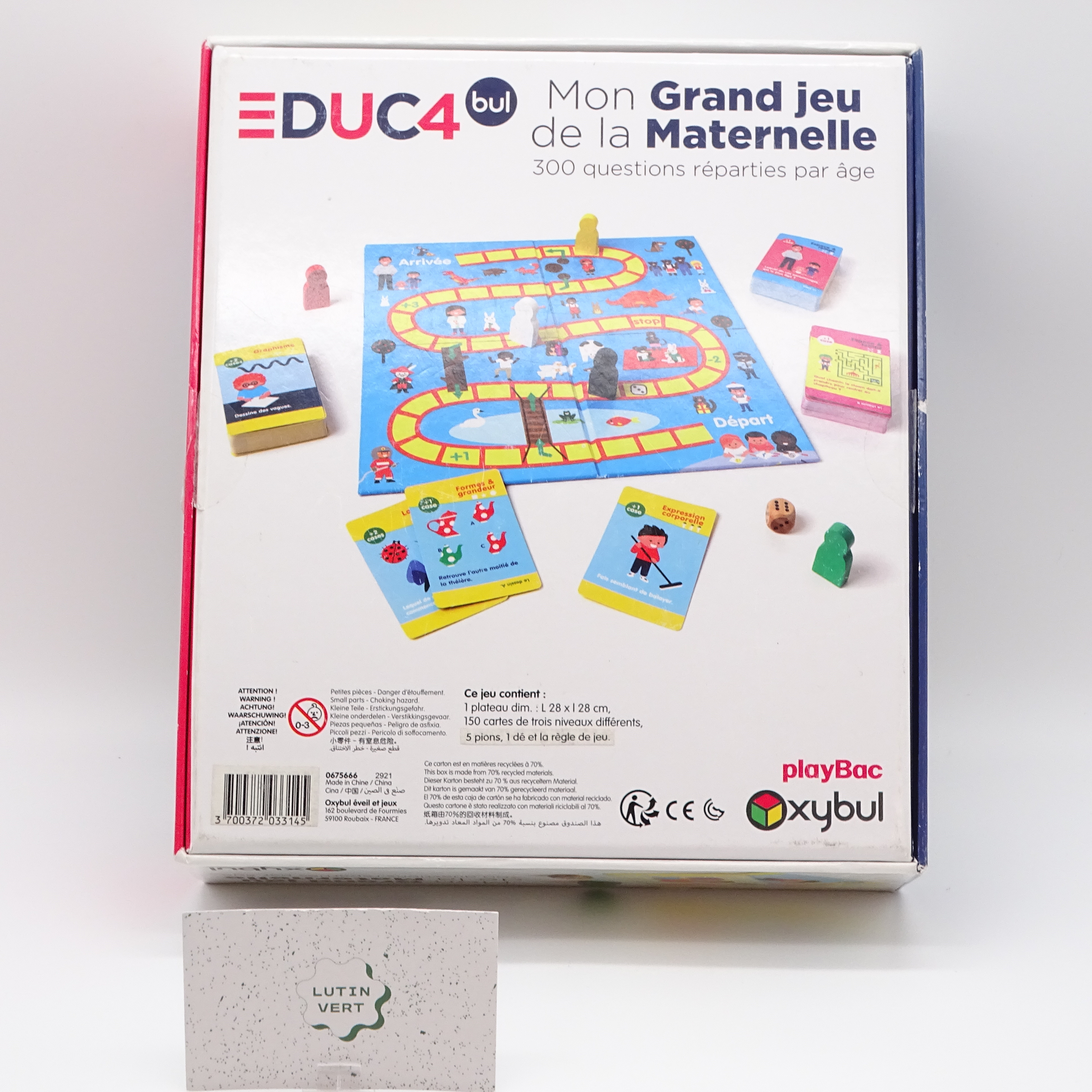 Voir photo 2 de Mon Grand jeu de la Maternelle d'occasion OXYBUL - Dès 3 ans | Ref 13848 Mon Grand jeu de la Maternelle d'occasion OXYBUL - Dès 3 ans | Ref 13848 Très bon état - Vue 2 -