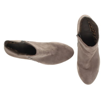 Bottine grise beige à talons aiguilles 10 cm - Femme - Pointure 39 - Photo 1