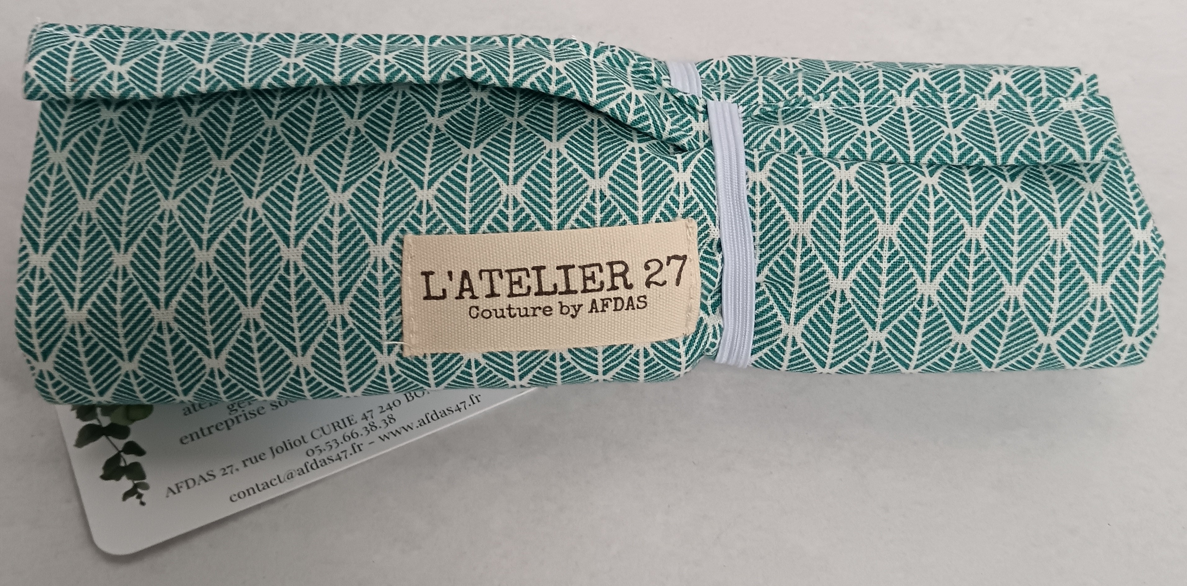 Voir photo 4 de Housse de transport pour plat faite main par l'Atelier 27 Housse de transport pour plat faite main par l'Atelier 27 - Vue 4 -