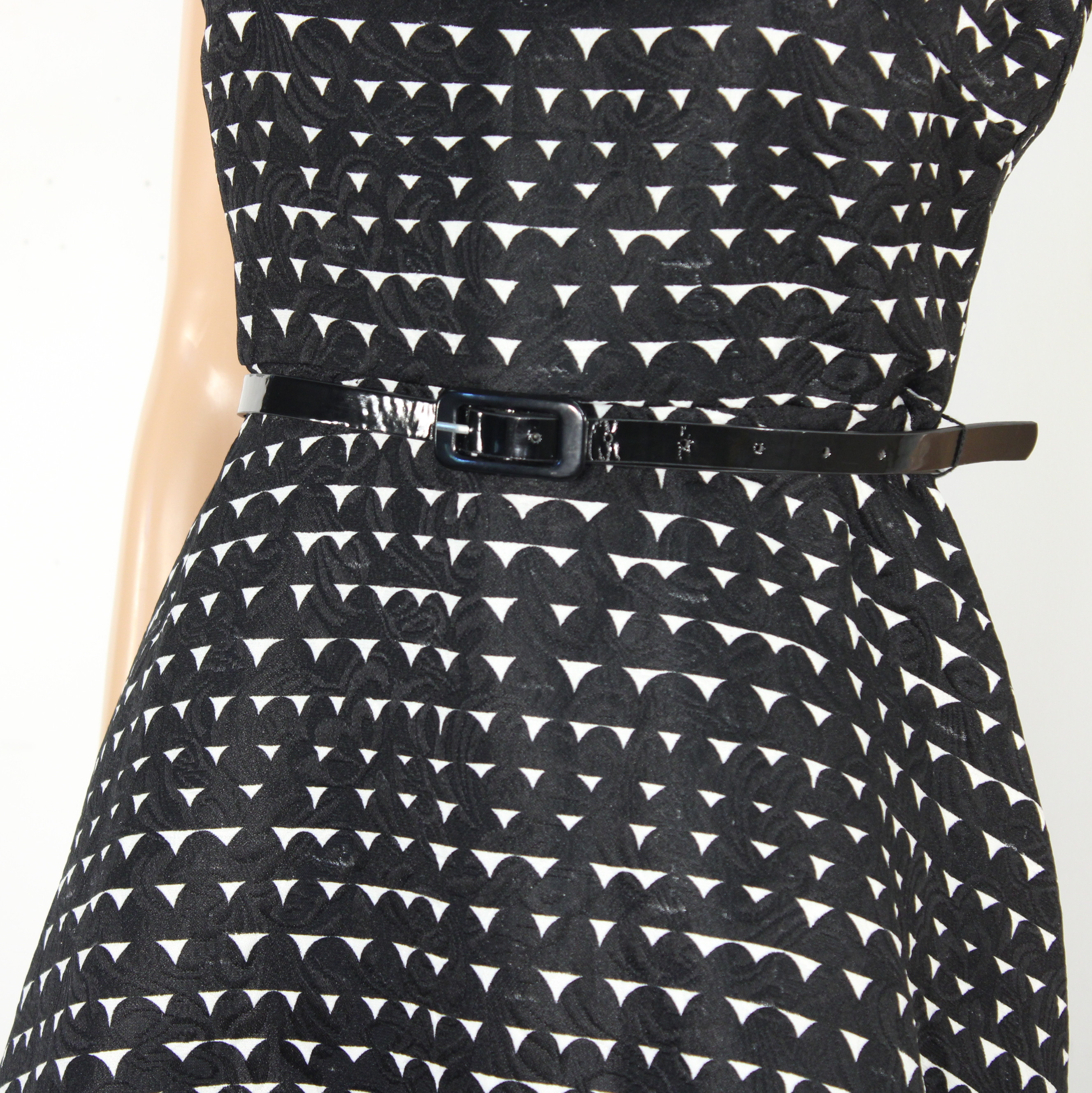 Robe Noir/Blanche MOLLY BRACKEN Taille XS  - Vue 5 - 