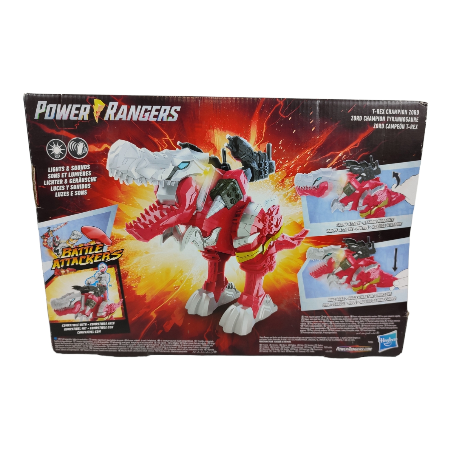 Power Rangers Dino Fury Morpher – Jouet Électronique Avec Son Et Lumières, Clé Dino Incluse