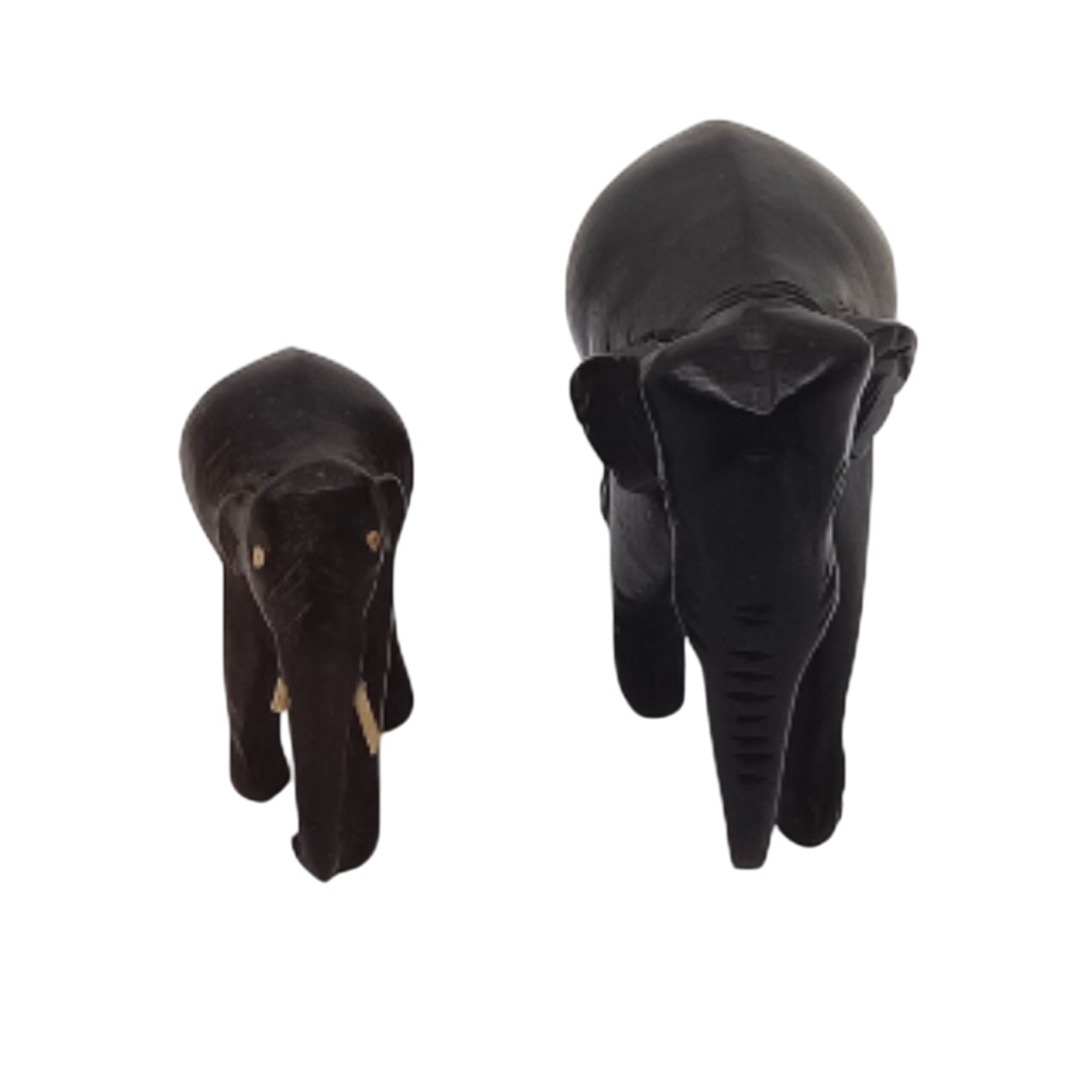 Lot de 2 éléphants - Photo 0