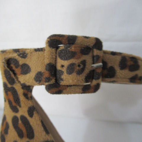 Voir photo 6 de C140 - Sandales léopard à talons - Ideal Shoes - Pointure 40 C140 - Sandales léopard à talons - Ideal Shoes - Pointure 40 - Vue 6 -