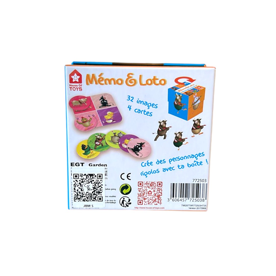 Voir photo 2 de Mémo & Loto Mémo & Loto Très bon état - Vue 2 -