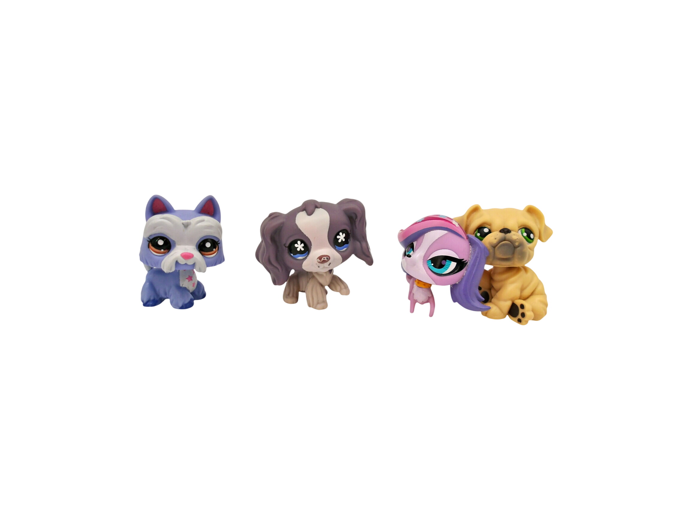 Figurines - Chiens - Little Pet Shop - x4 Très bon état -  reconditionné disponible sur Label Emmaüs