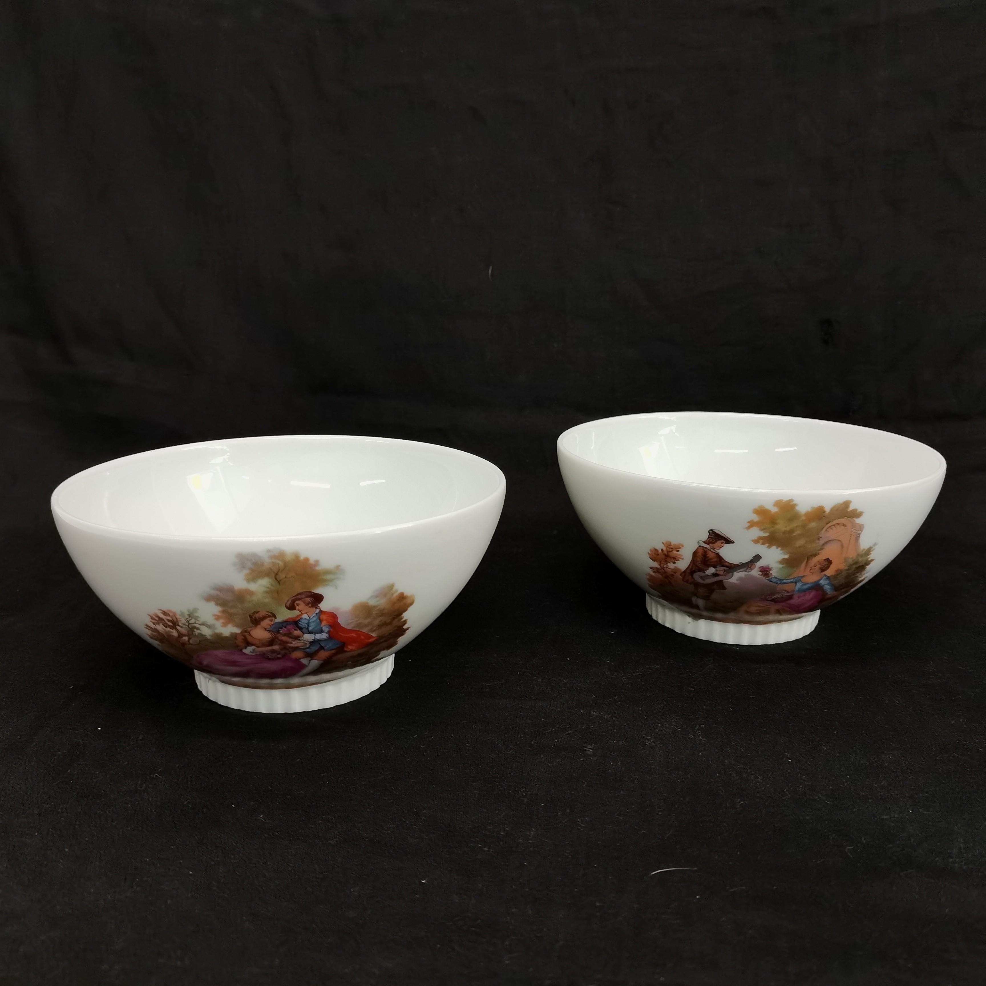 6 Bols En Porcelaine Blanche De 12,8 Cm - Pour Riz, Dessert, Glace, Passe Au Lave-vaisselle Et Micro-ondes