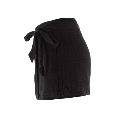 Jupe short noir à fibres métalliques - Femme - Shein - Taille 38 - Photo 2