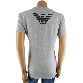 Voir photo 2 de T-shirt gris - manches courtes – Femme - Emporio Armani - M T-shirt gris - manches courtes – Femme - Emporio Armani - M Comme neuf - Vue 2 -
