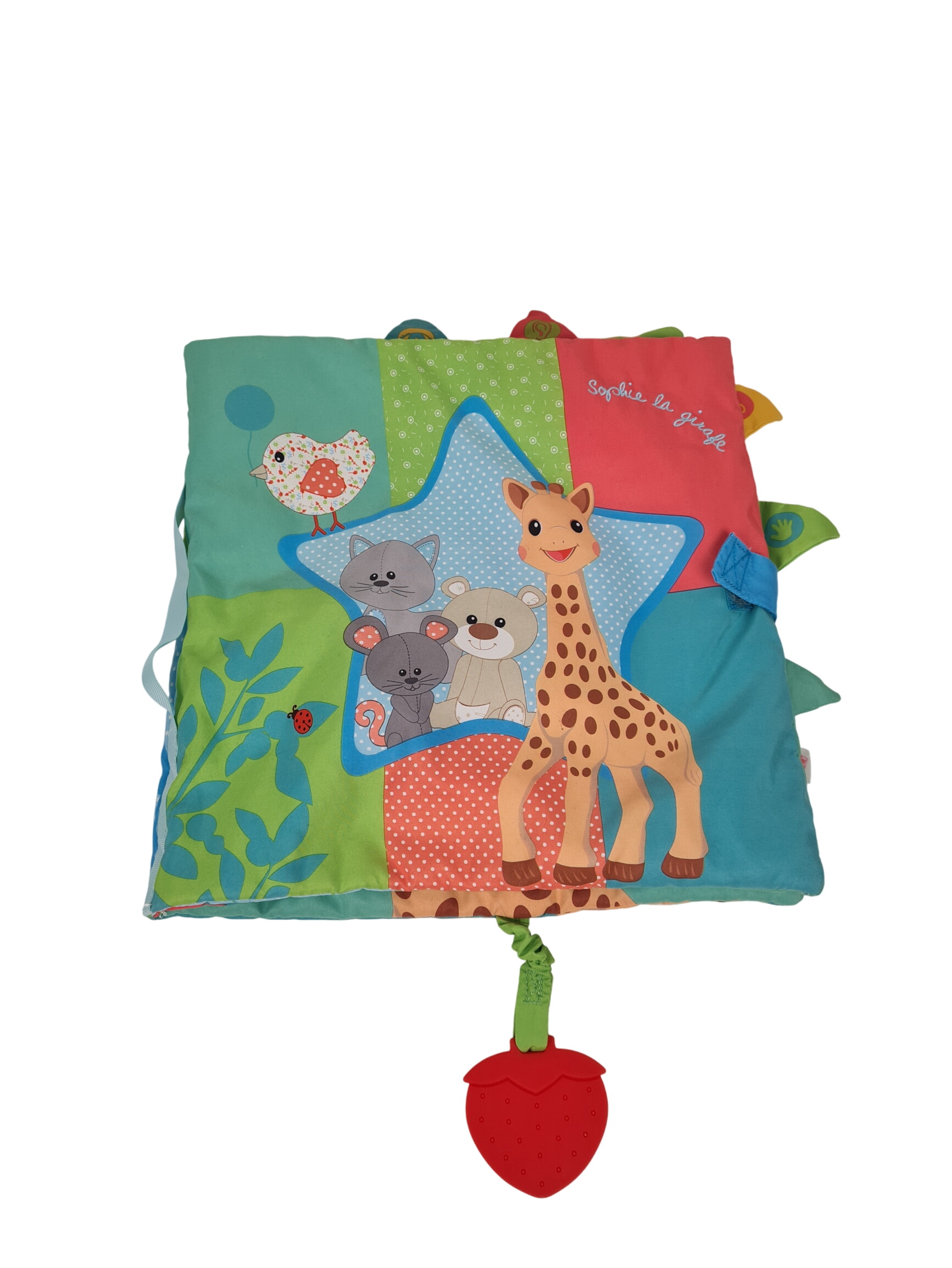 Livre en tissu - Pouet - Sophie la girafe - Vulli - 0/3 ans - Photo 0