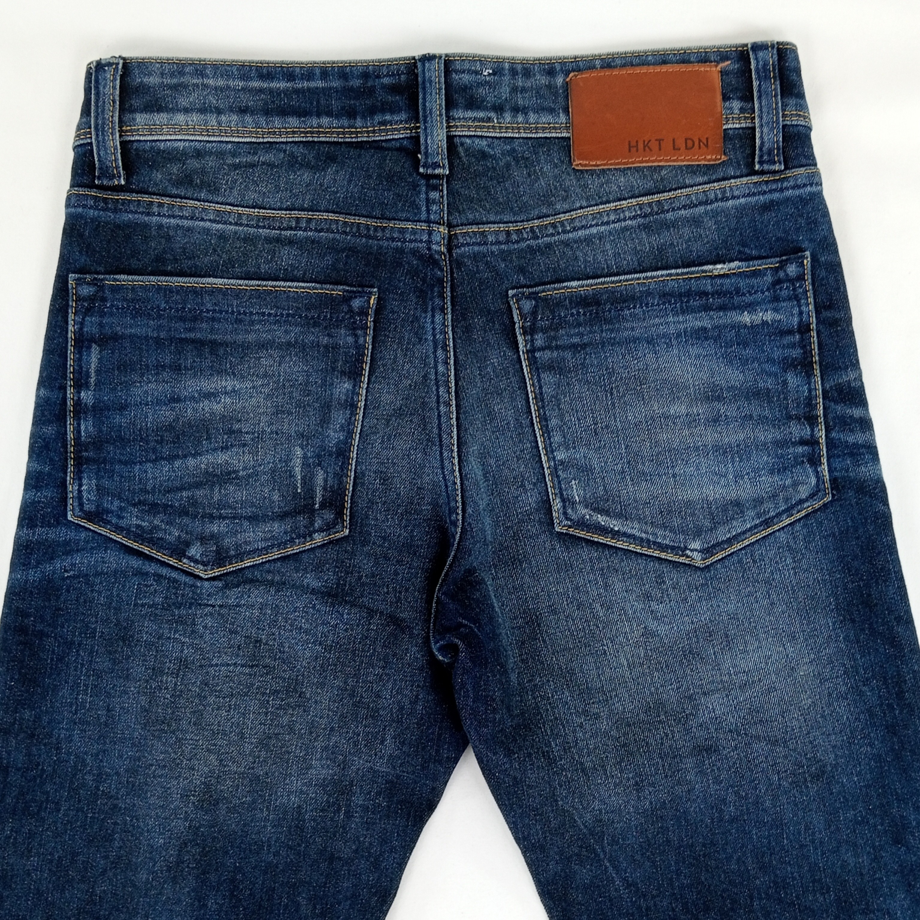 Jean homme de la marque Hackett London coupe longue de couleur bleu taille 37 - Photo 4