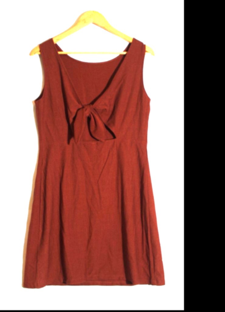 🧡👗 Robe MNG - L - Dos Nu Orange Brique 👗🧡 - Photo 2
