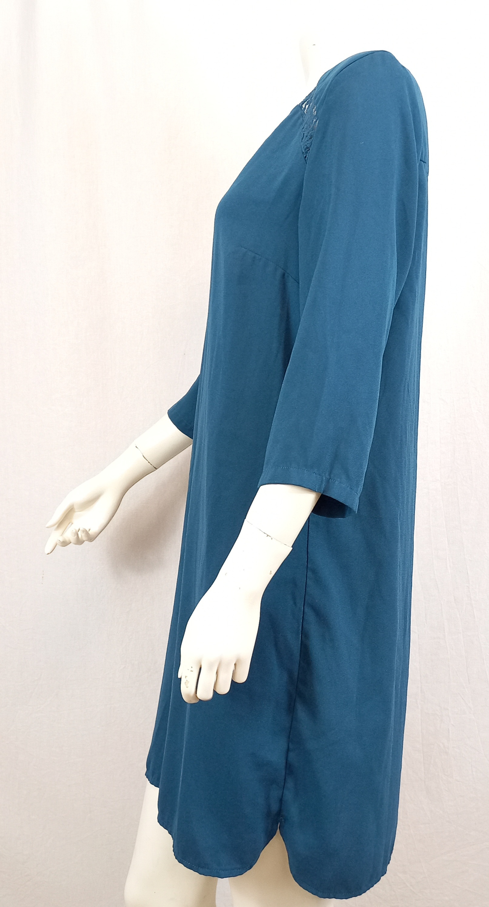 Robe Bleu pétrole"CAMAIEU" Comme neuf - Vue 2 - 