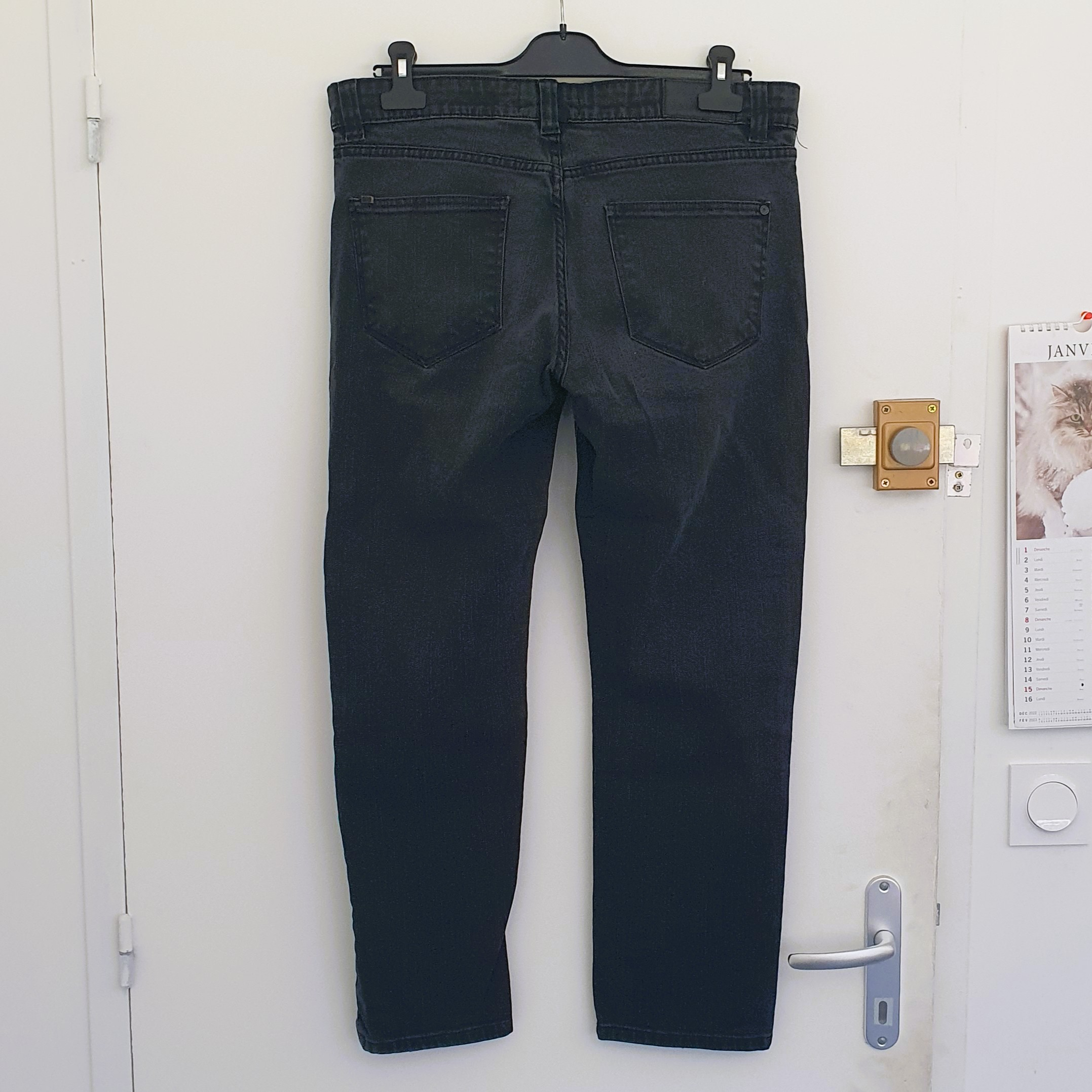 Denim Burton of London noir taille 46 - Photo 3
