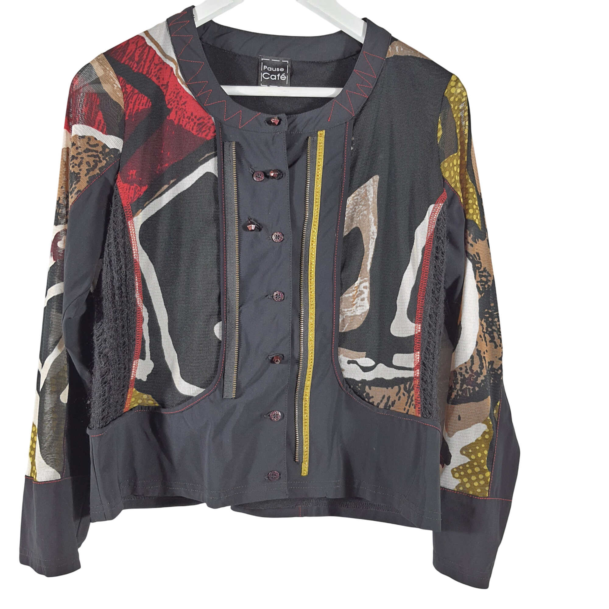 Veste manches longues multicolore - Pause café - T42 - Photo 0